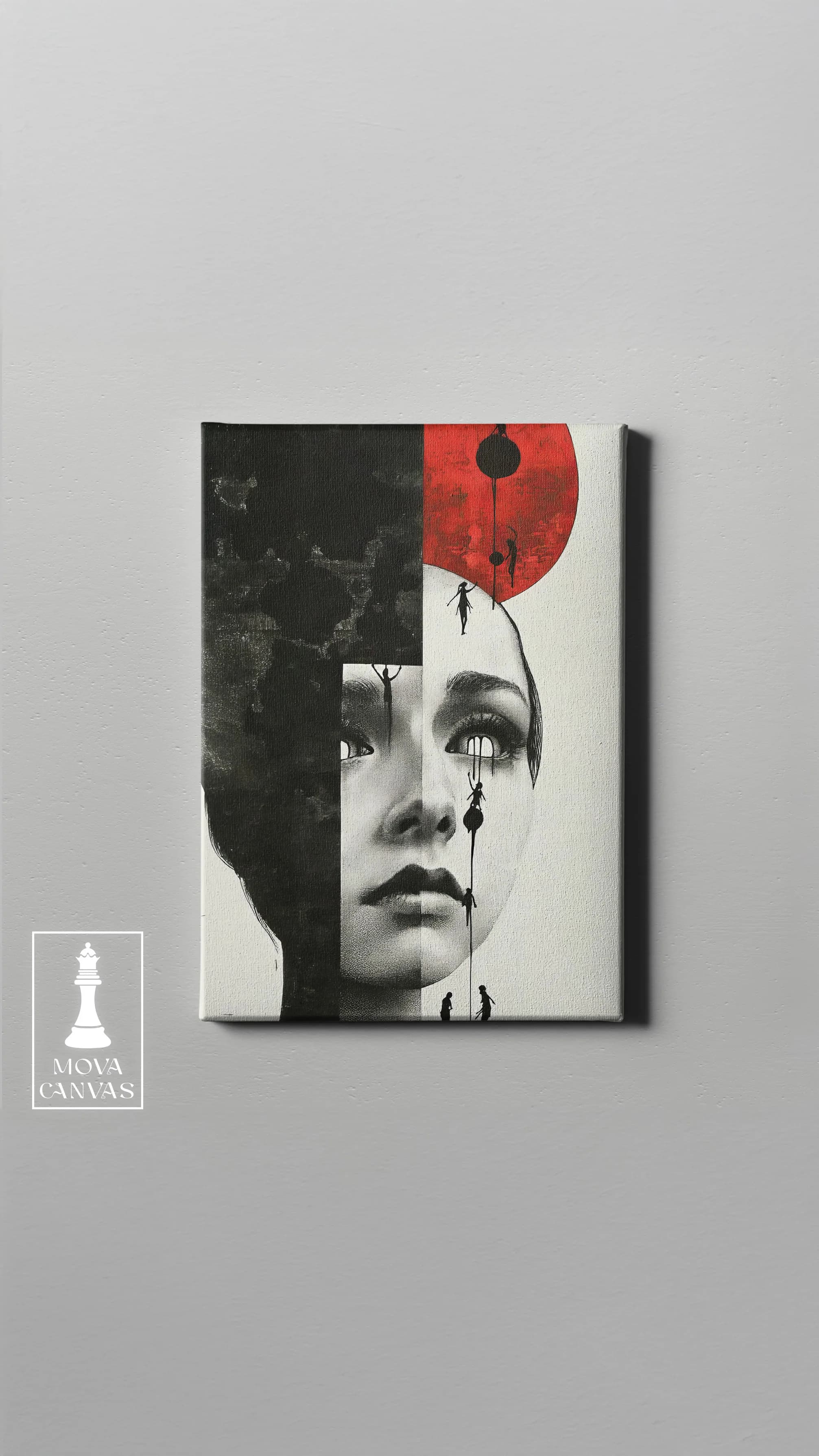 Woman Red Moon artwork preview 2