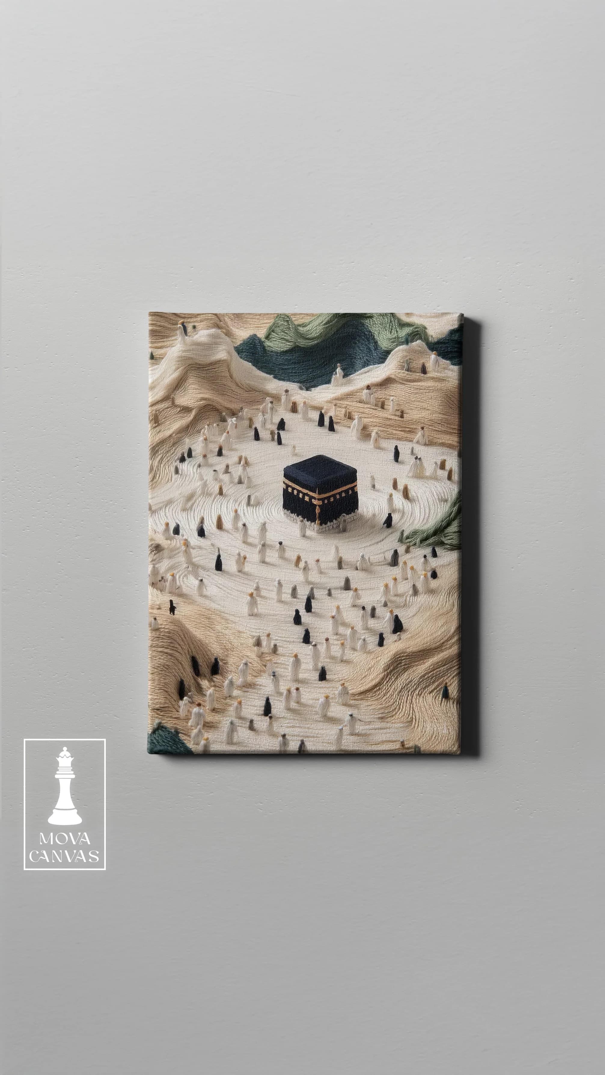 Wooden Hanging Mountain artwork preview 2