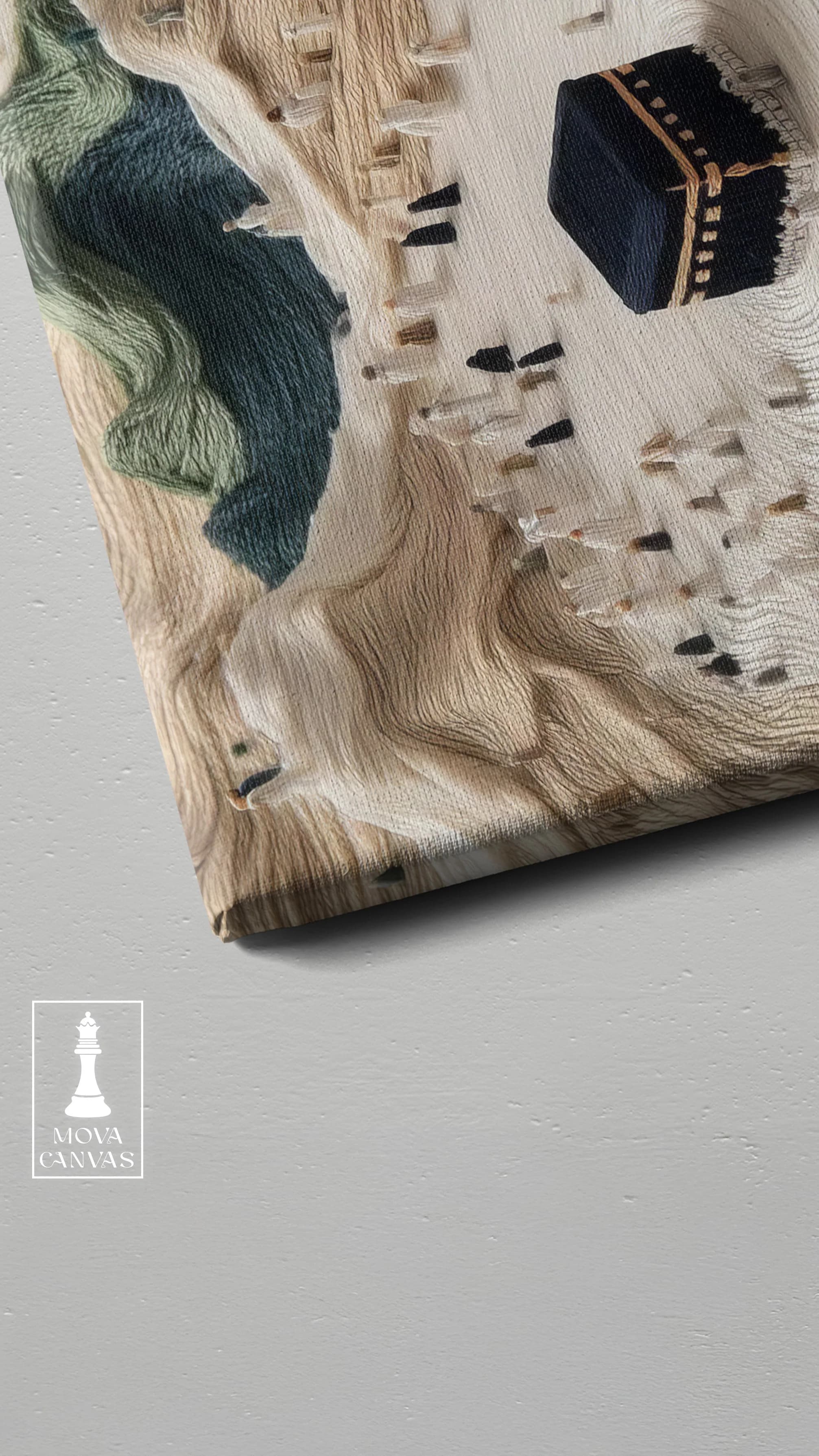 Wooden Hanging Mountain artwork preview 3