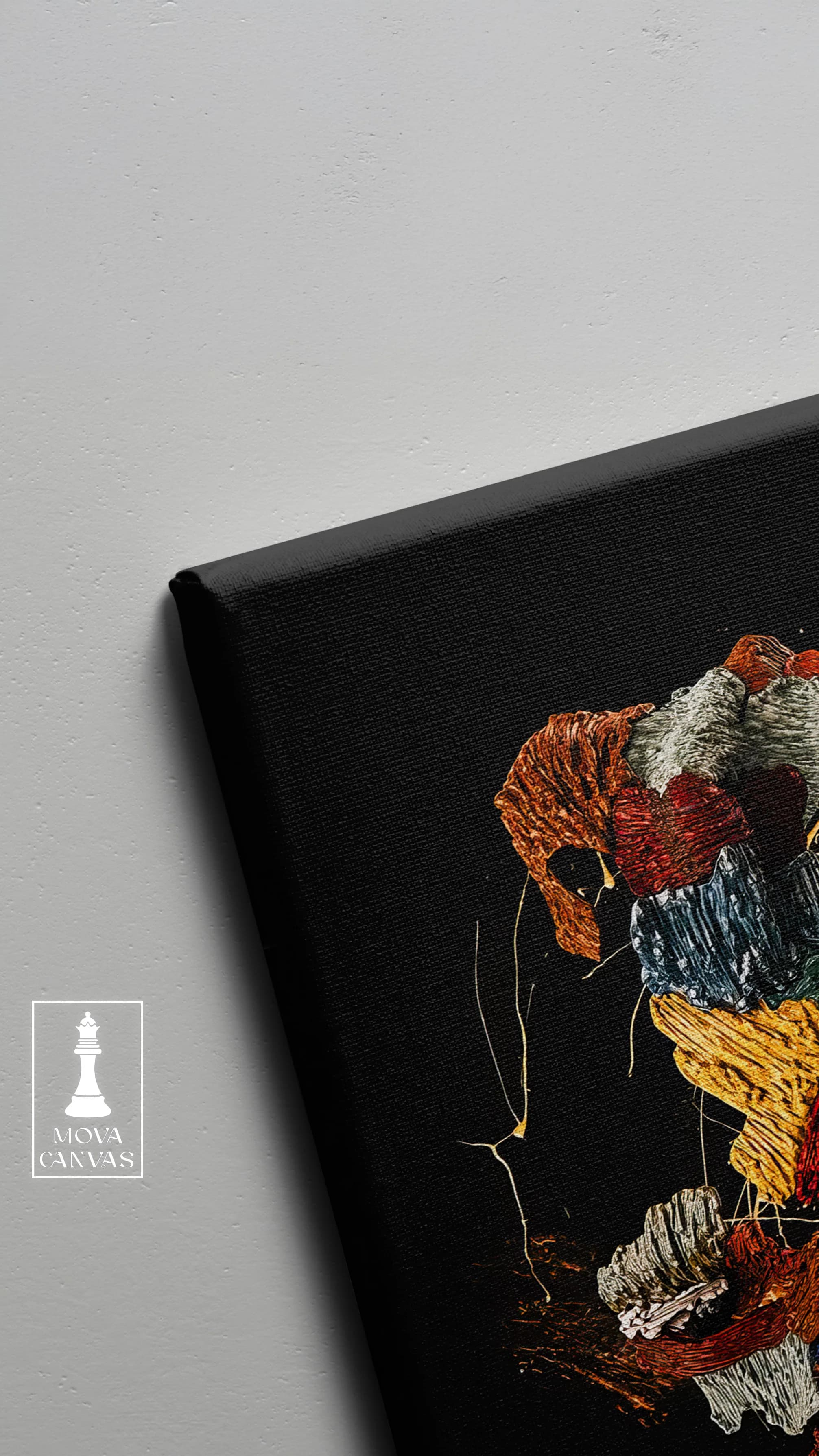 Black Colorful Abstract artwork preview 2