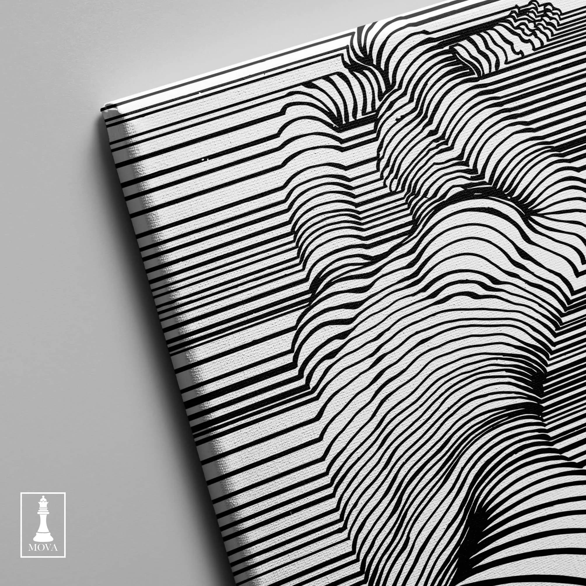 Black White Zebra artwork preview 4