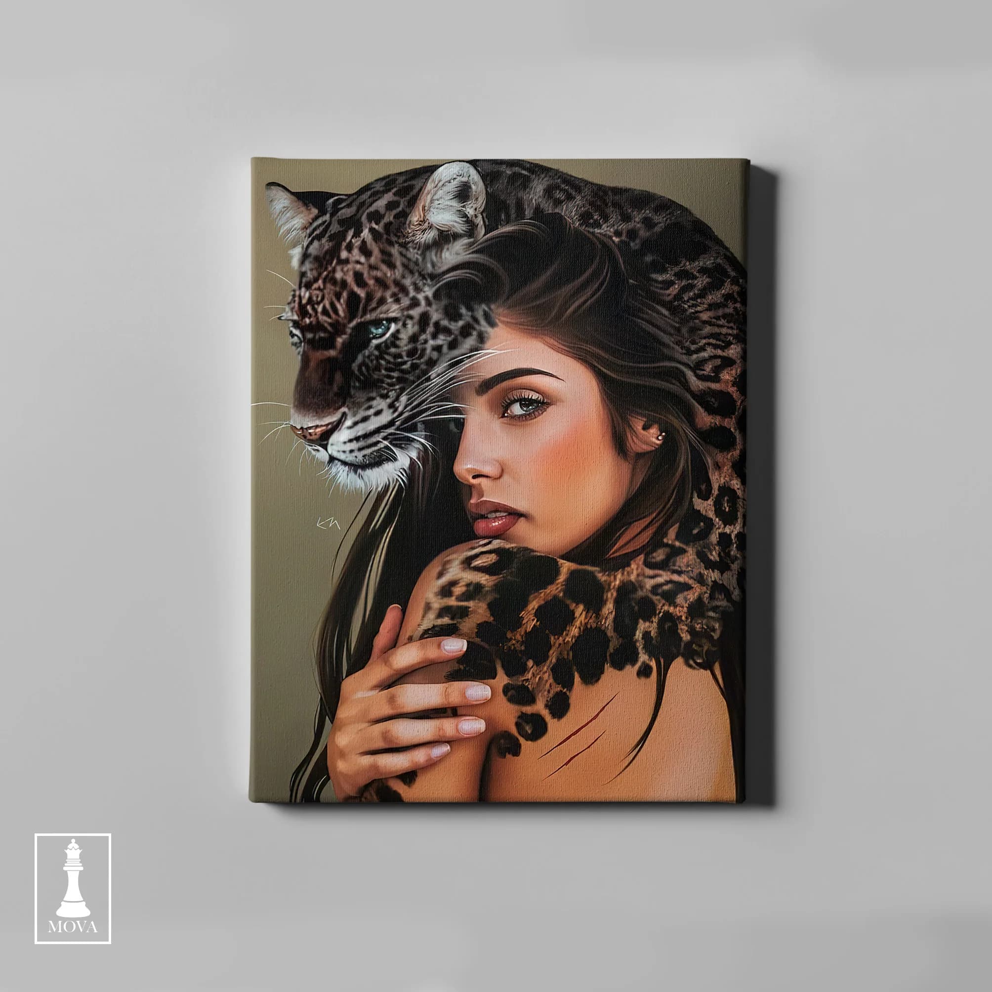 Woman Leopard Her artwork preview 2