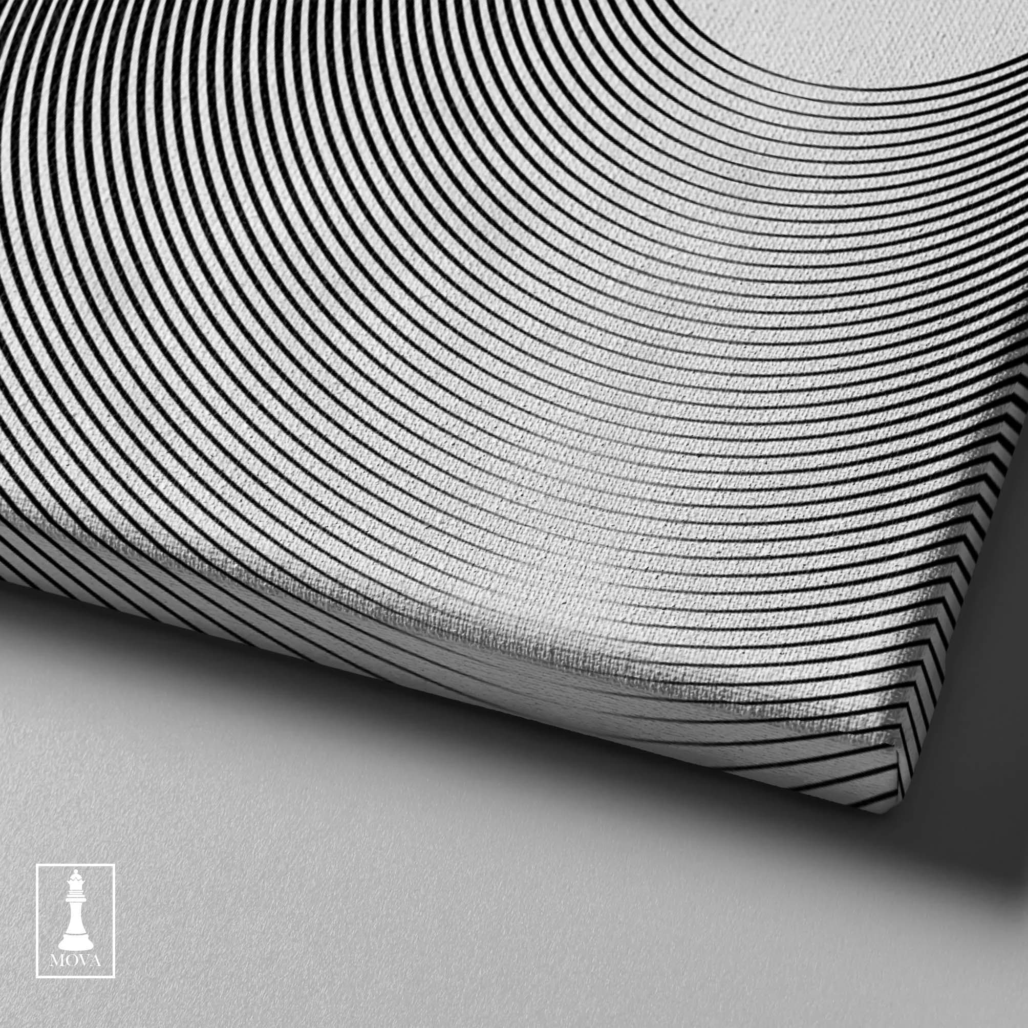 Black White Abstract artwork preview 4