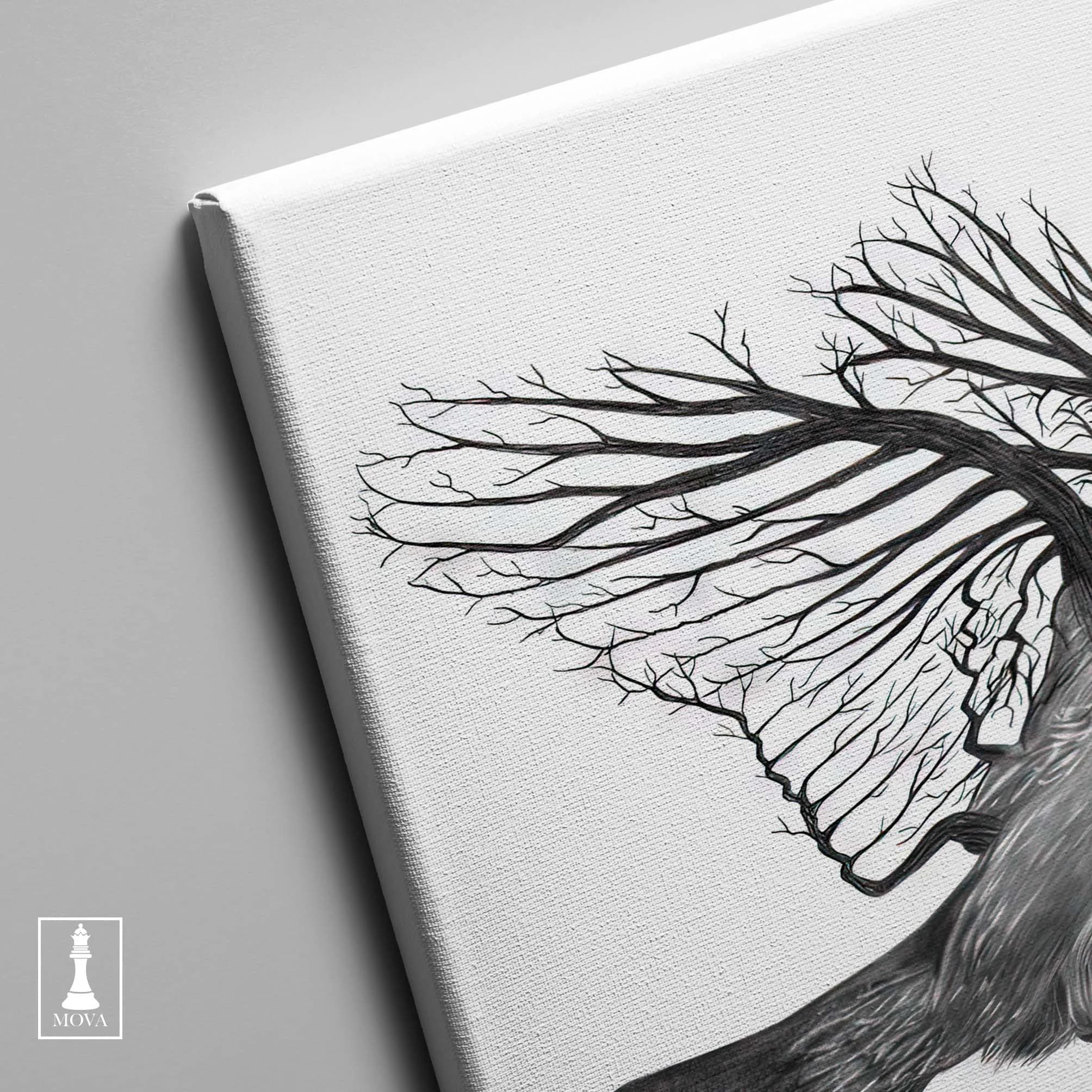 Black White Bird artwork preview 3