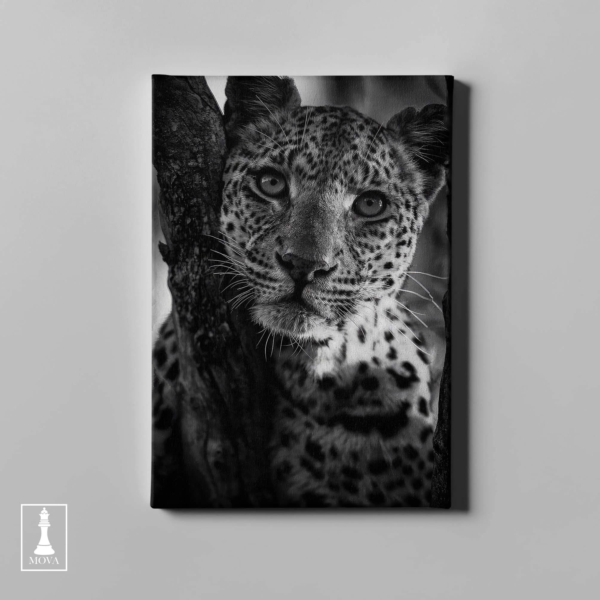 Black White Leopard artwork preview 2