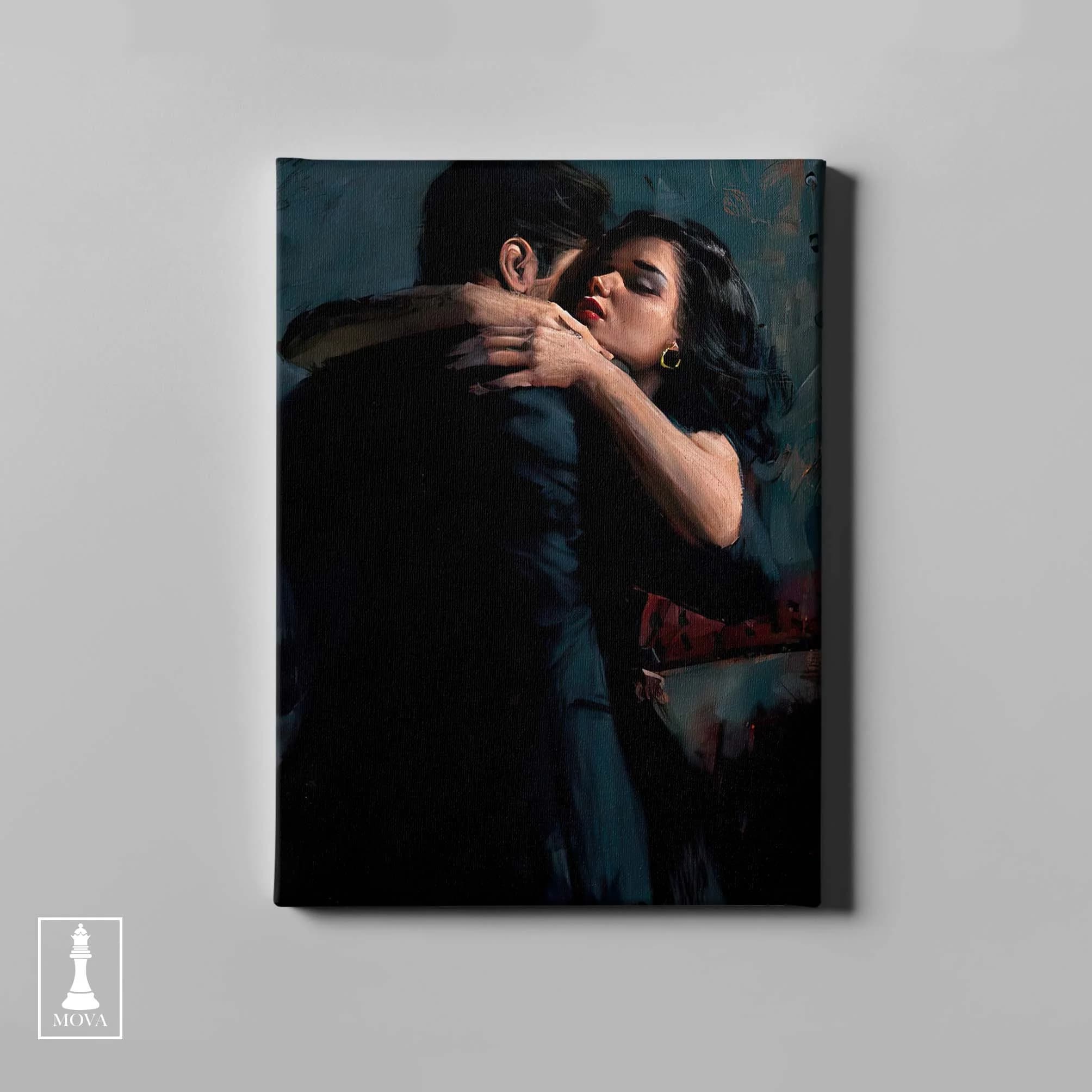 Couple Kissing Dark artwork preview 2