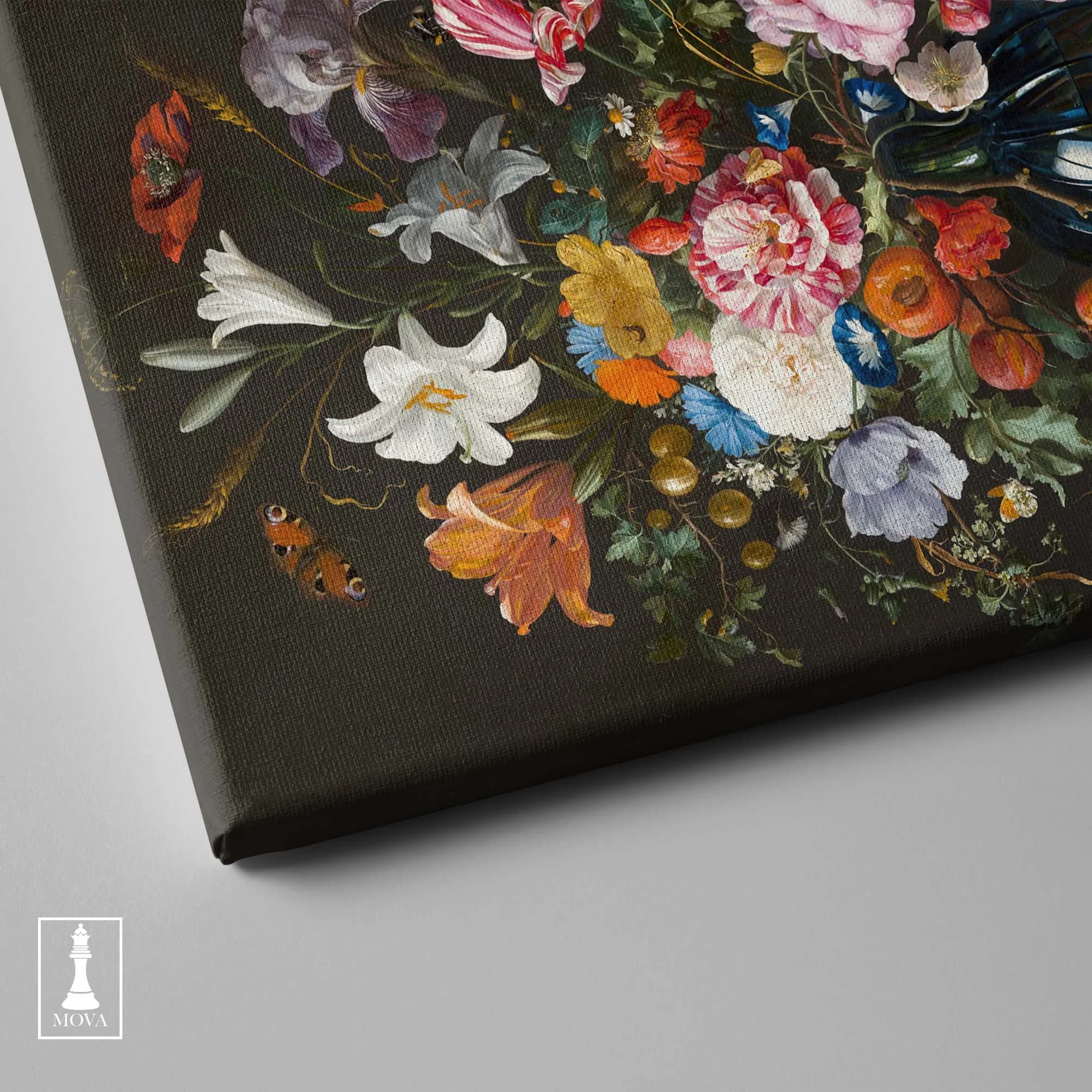 Flowers Vase Black artwork preview 4