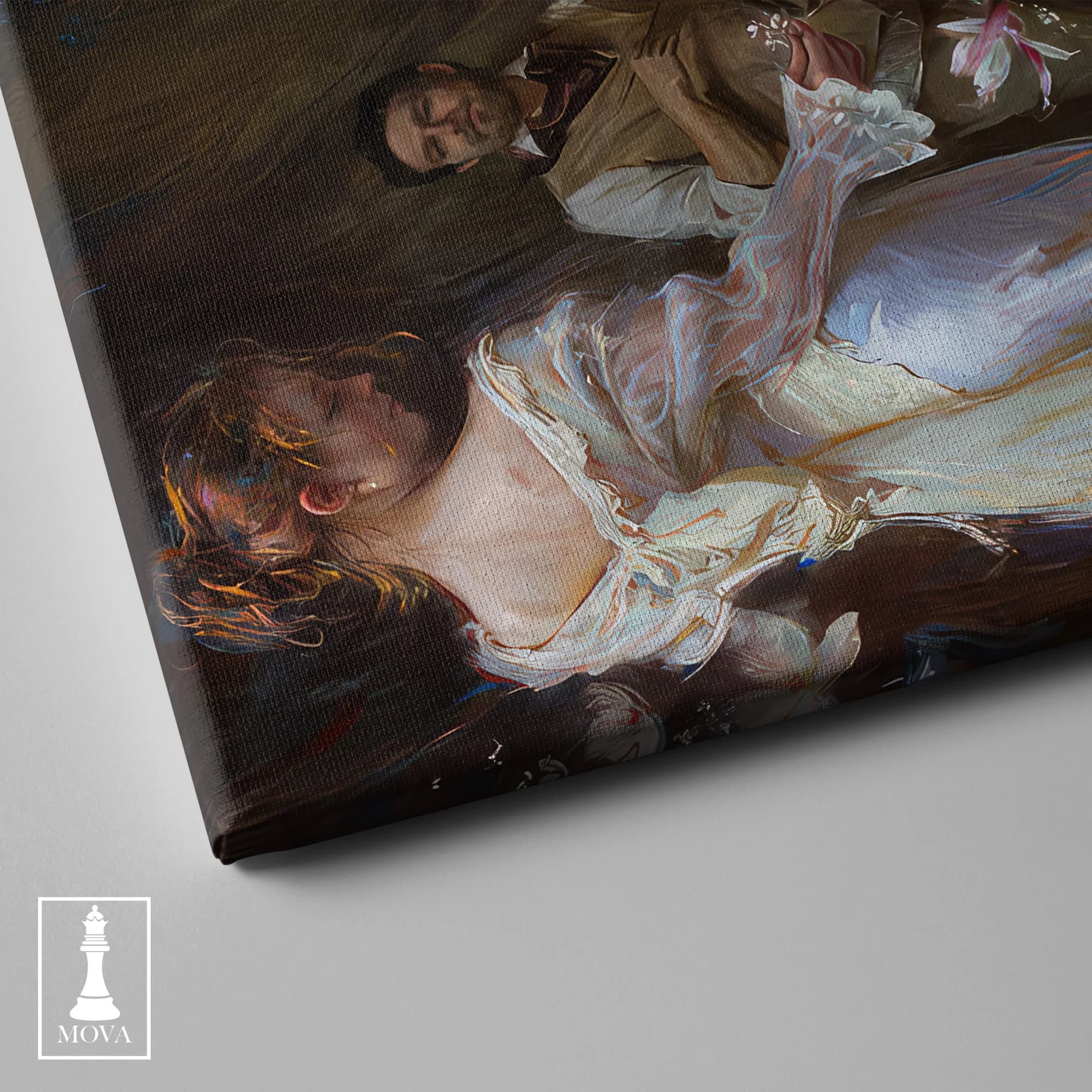 Woman White Dress 143 artwork preview 3