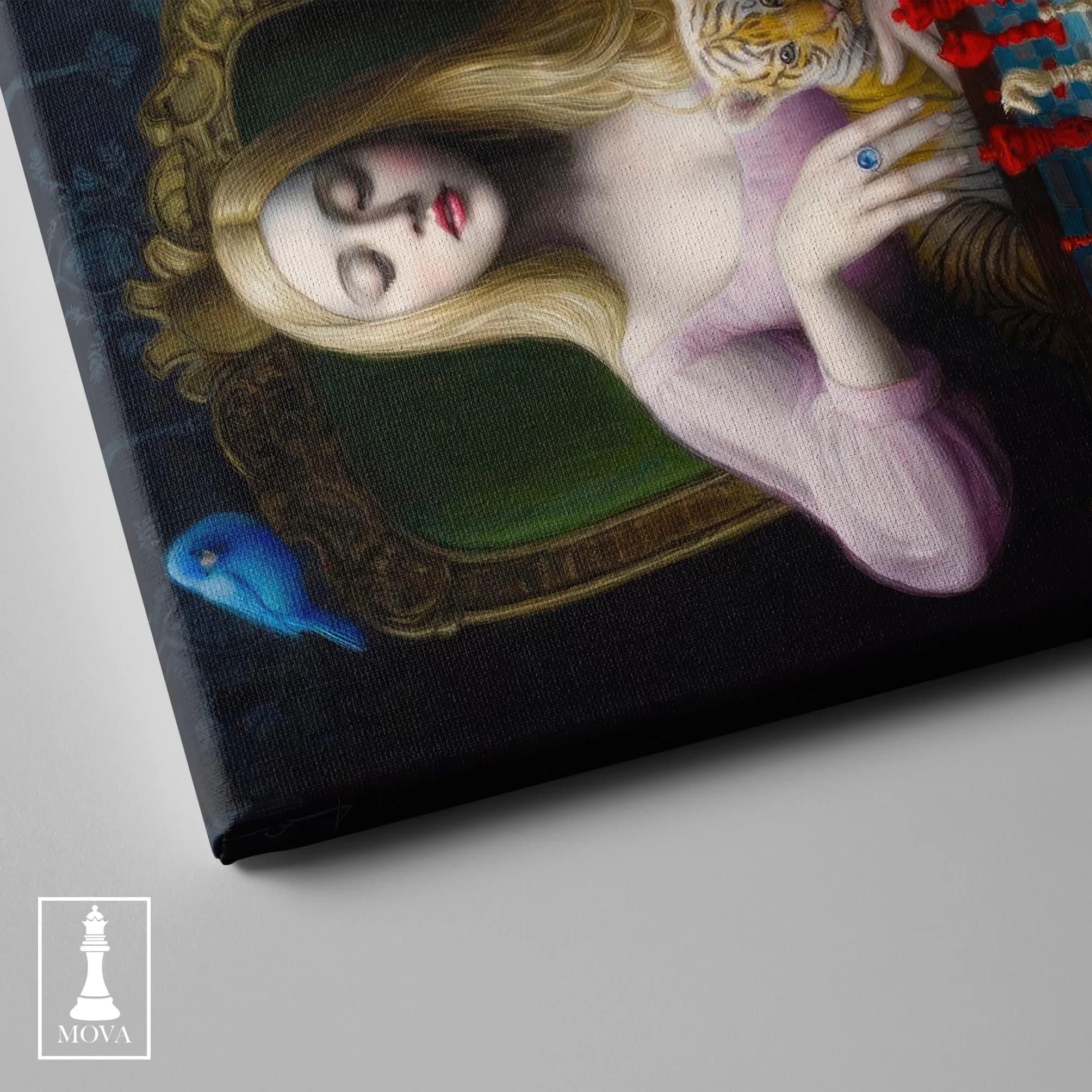 Woman Playing Chess artwork preview 3