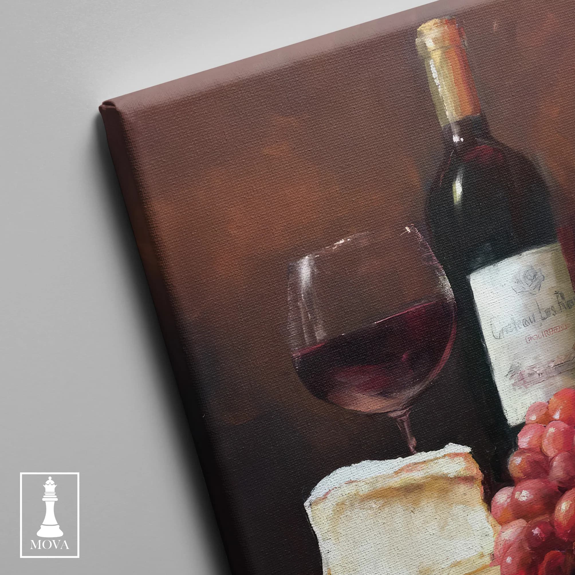 Bottle Wine Grapes artwork preview 3