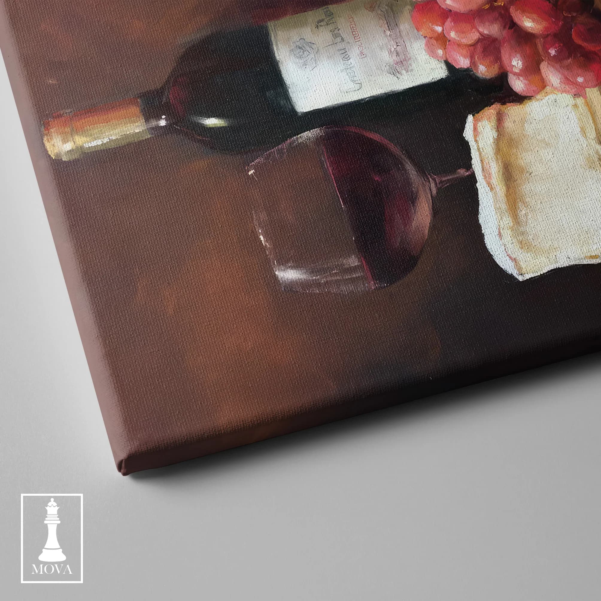 Bottle Wine Grapes artwork preview 4