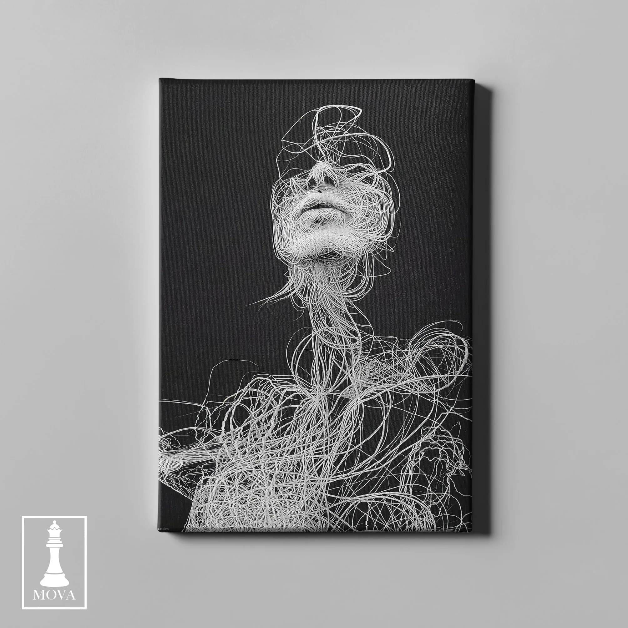 Black White Drawing artwork preview 2