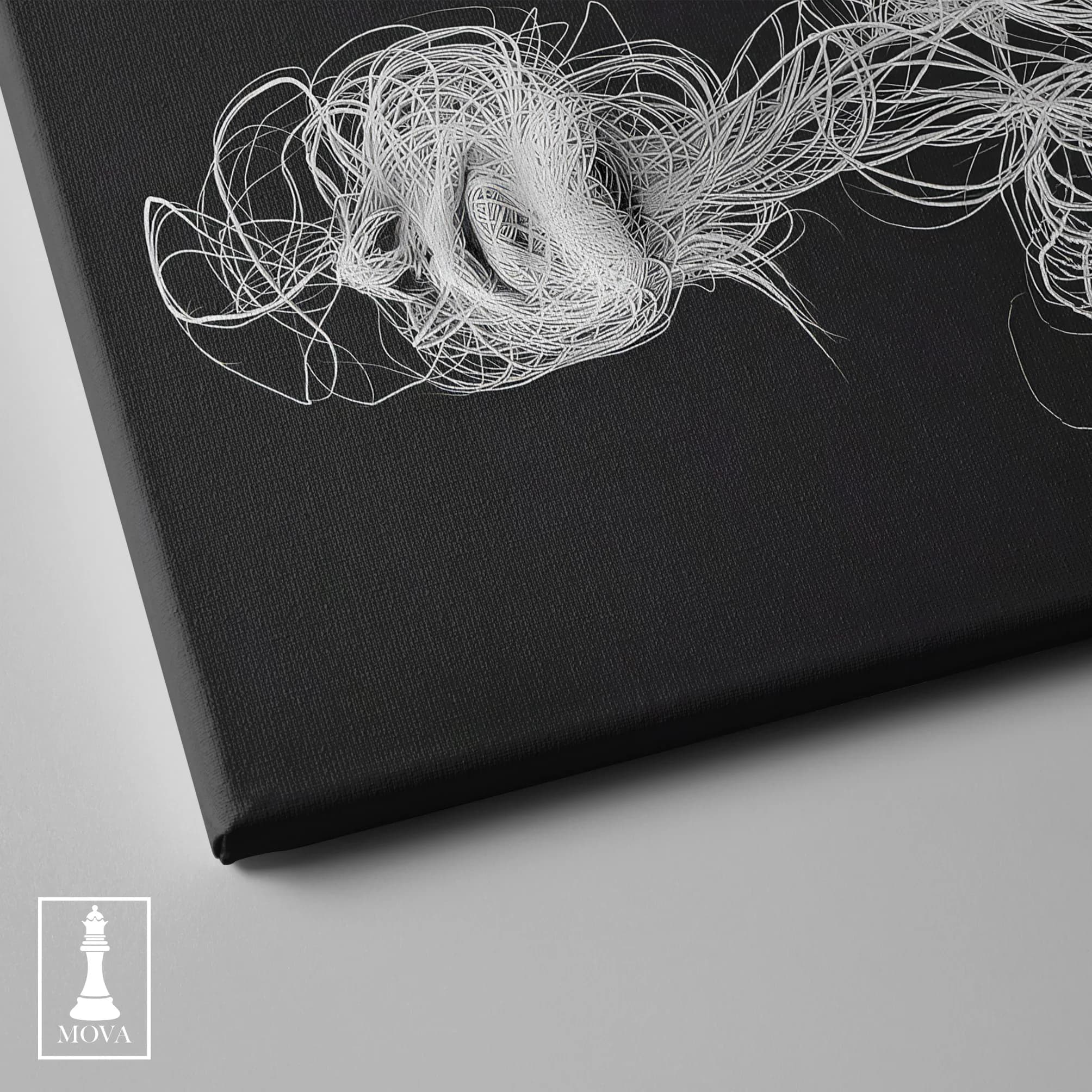 Black White Drawing artwork preview 3