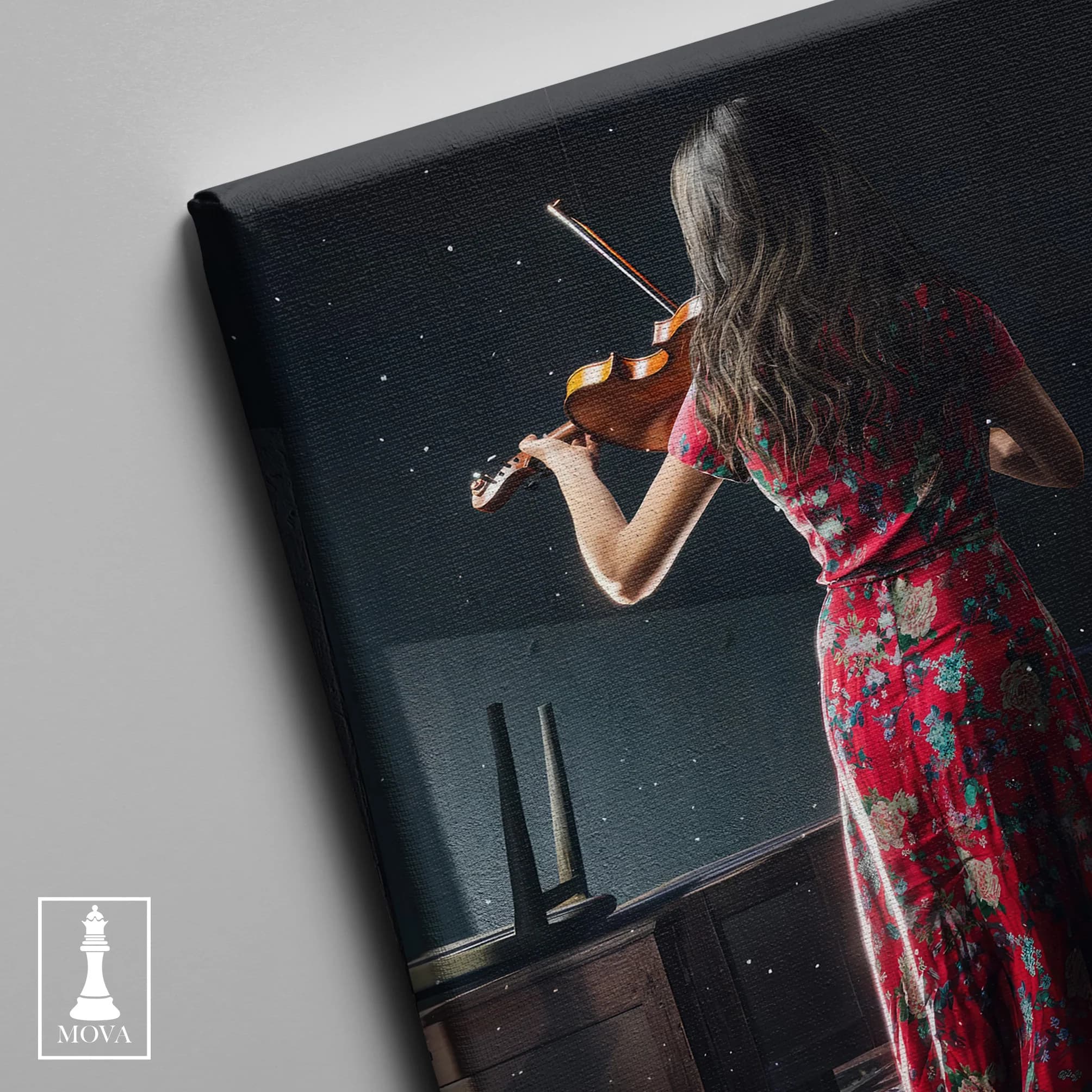 Woman Red Dress 156 artwork preview 4