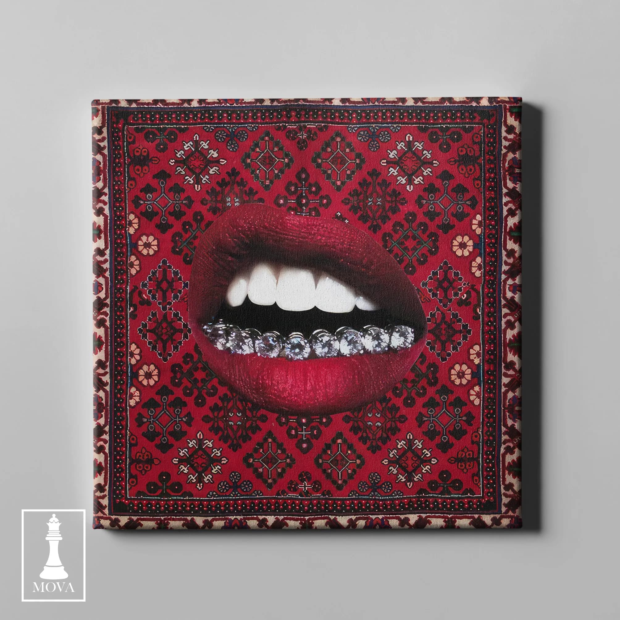 Red Black Hanging artwork preview 2