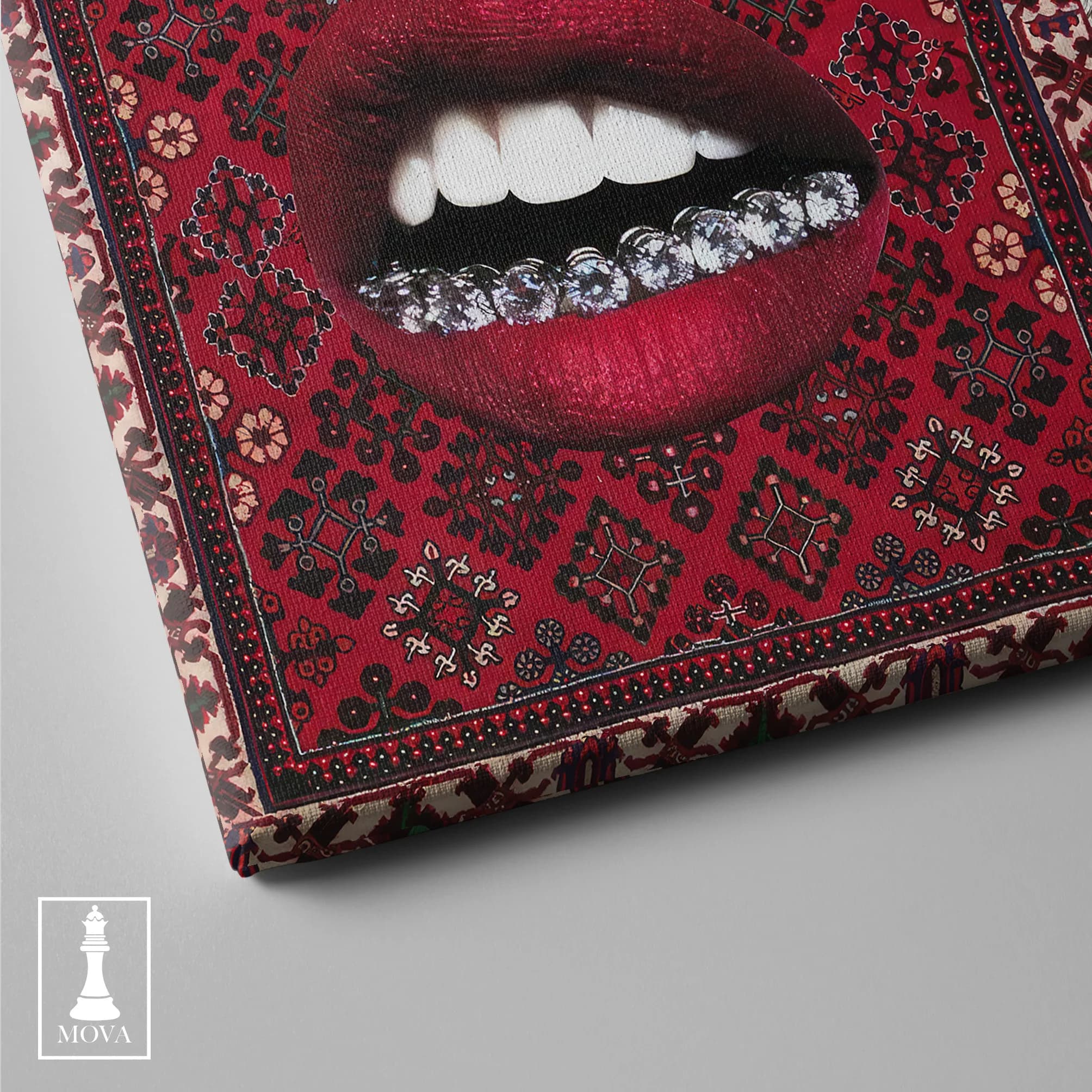 Red Black Hanging artwork preview 4