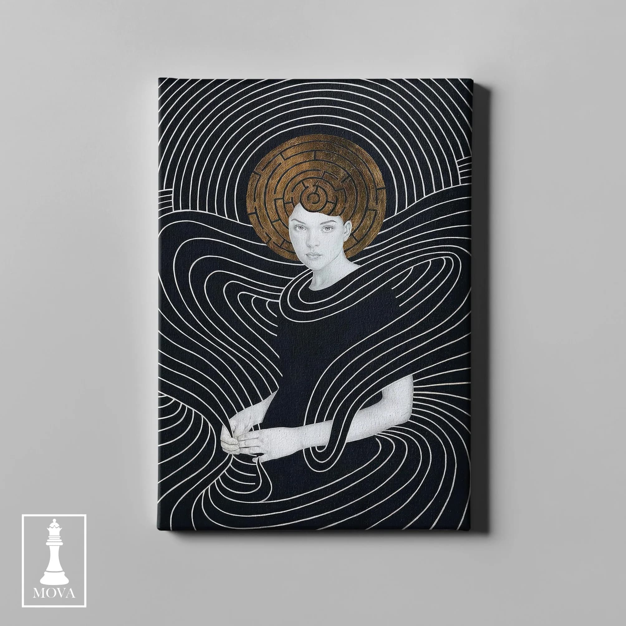 Black White Woman 161 artwork preview 4