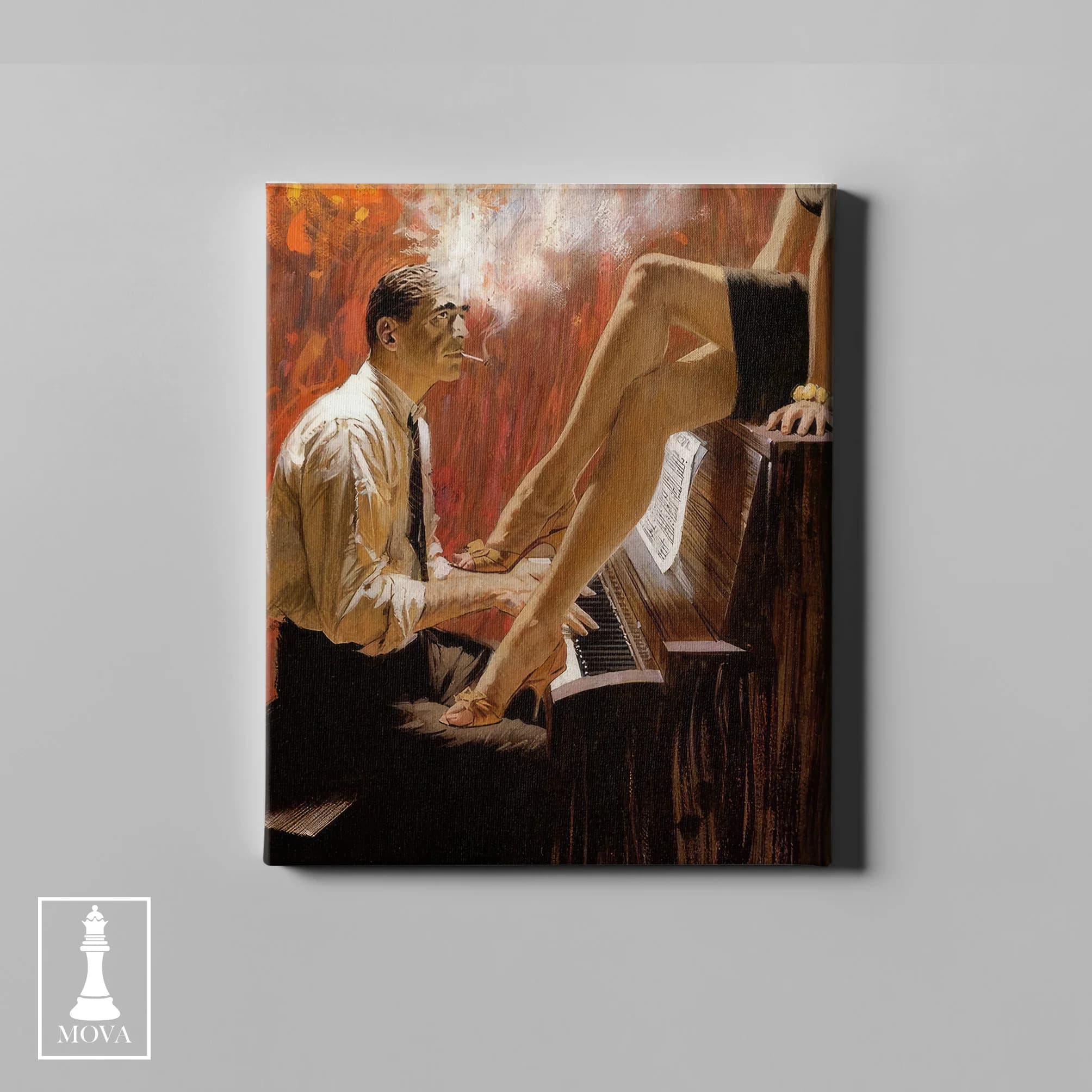 Man Playing Piano artwork preview 2