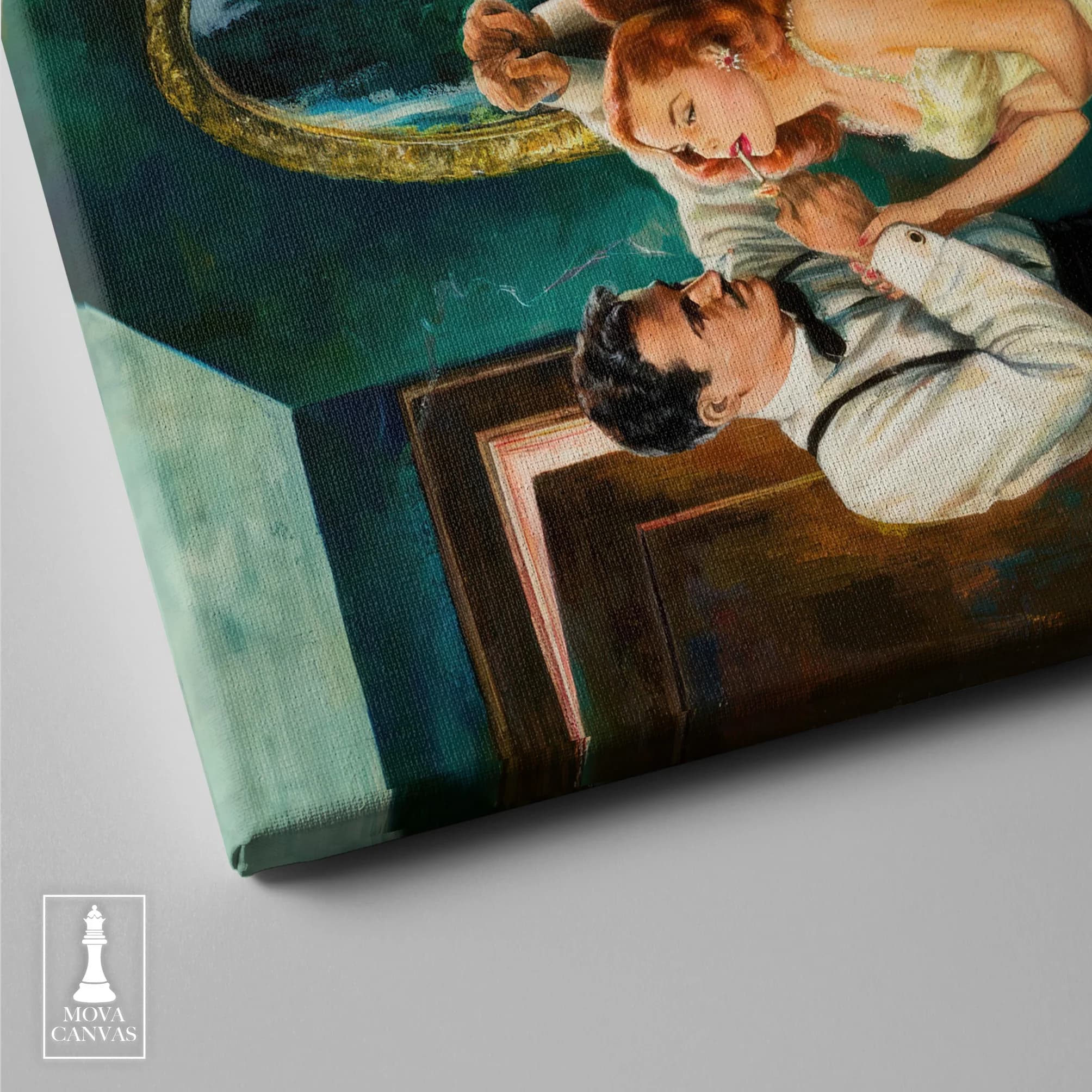 Woman White Dress 205 artwork preview 2