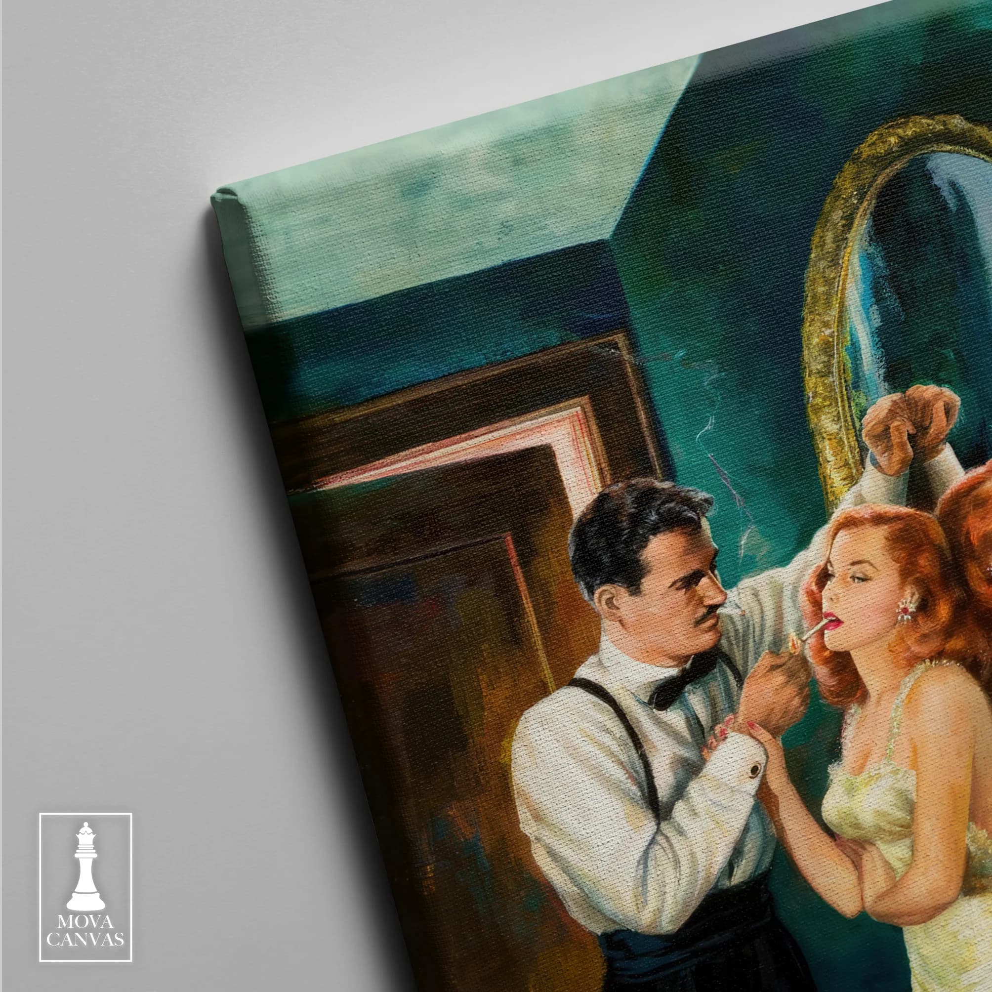 Woman White Dress 205 artwork preview 3