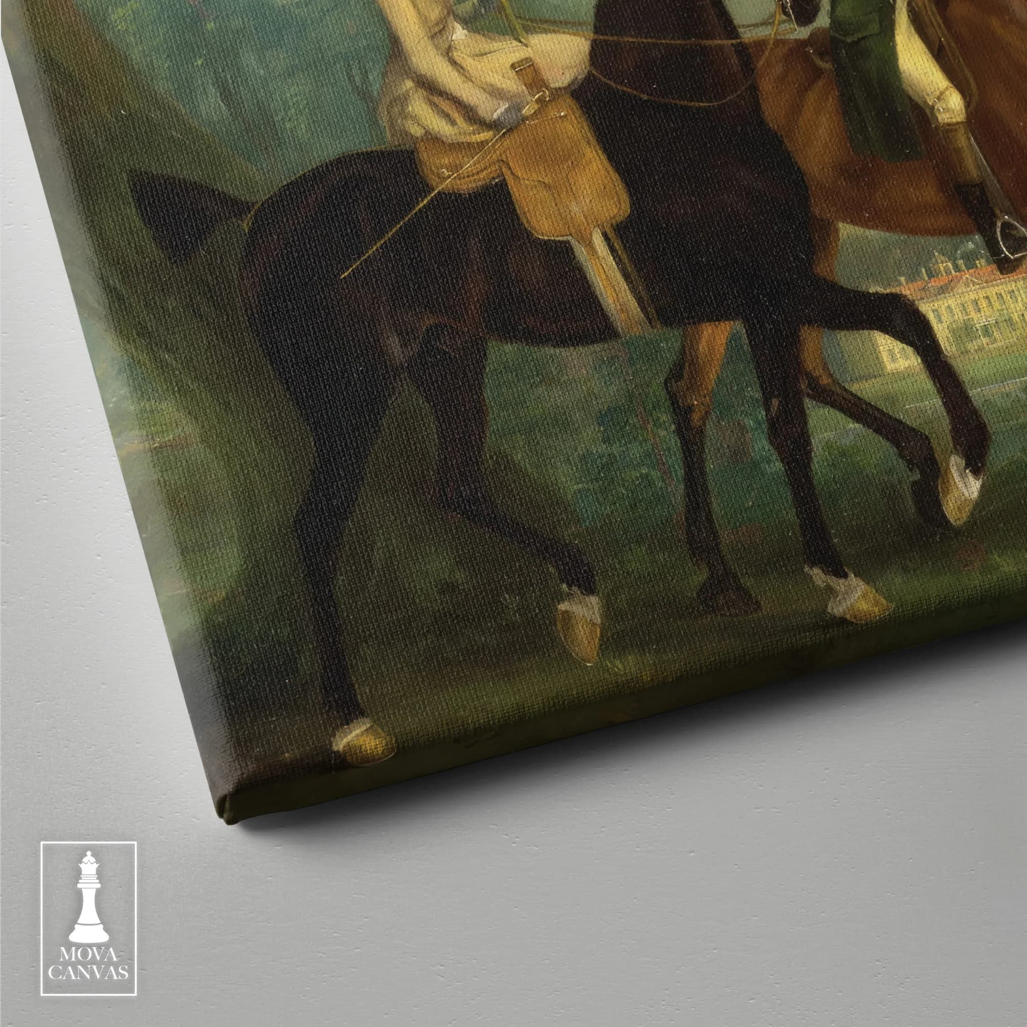 Two Men Horses artwork preview 2