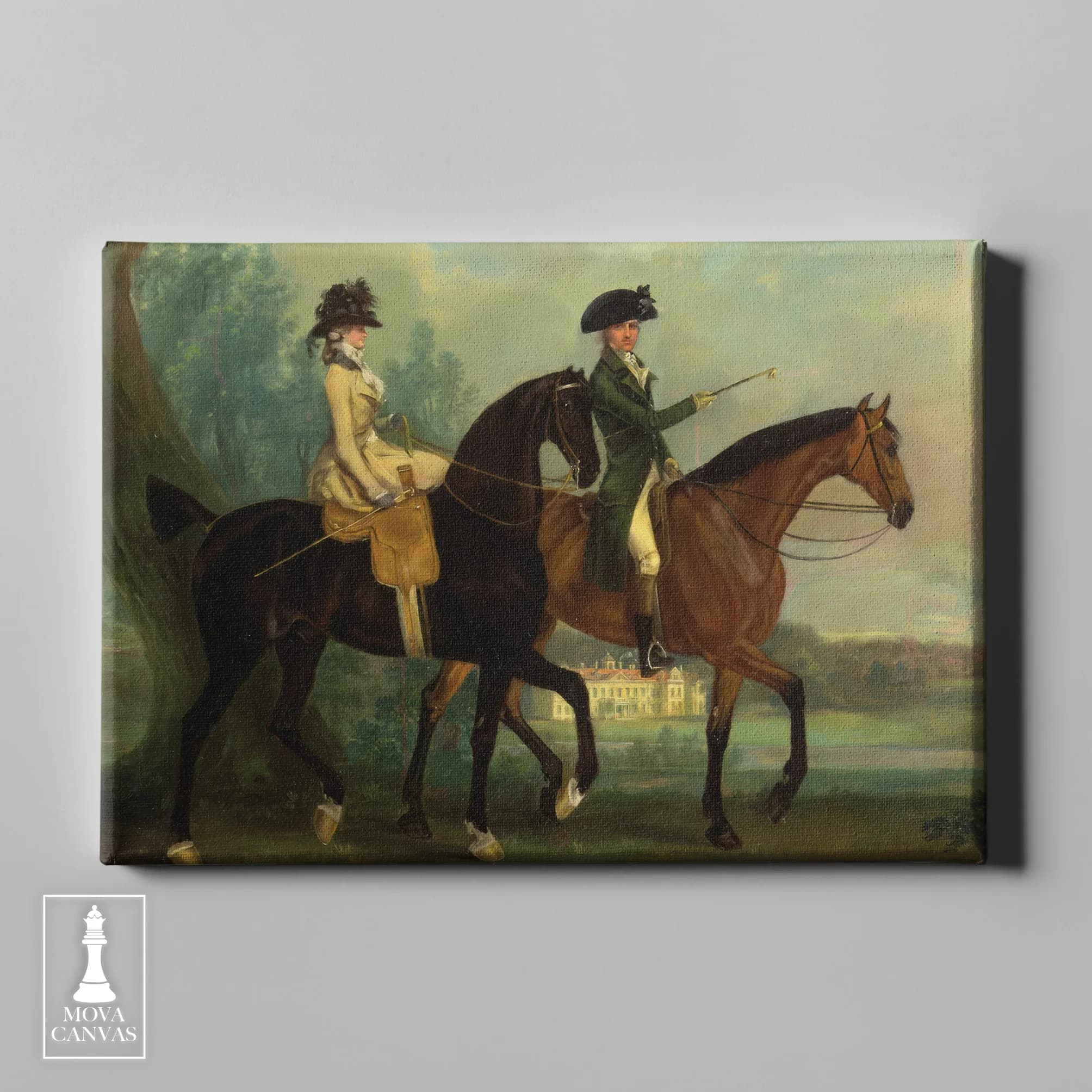 Two Men Horses artwork preview 4