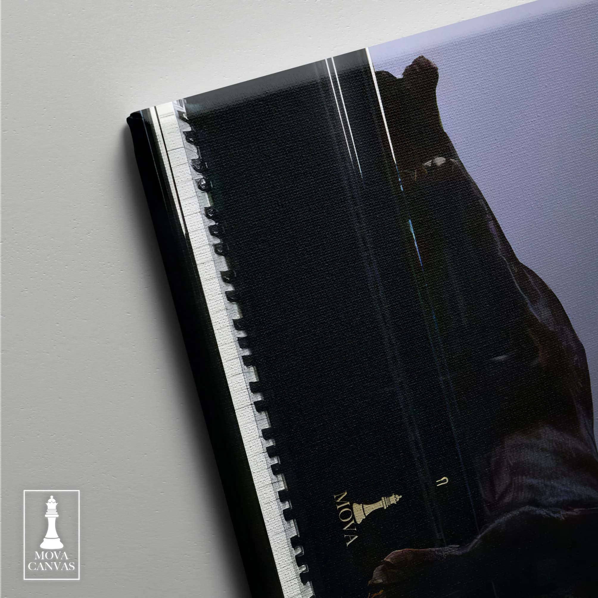 Black Cat Sitting artwork preview 2
