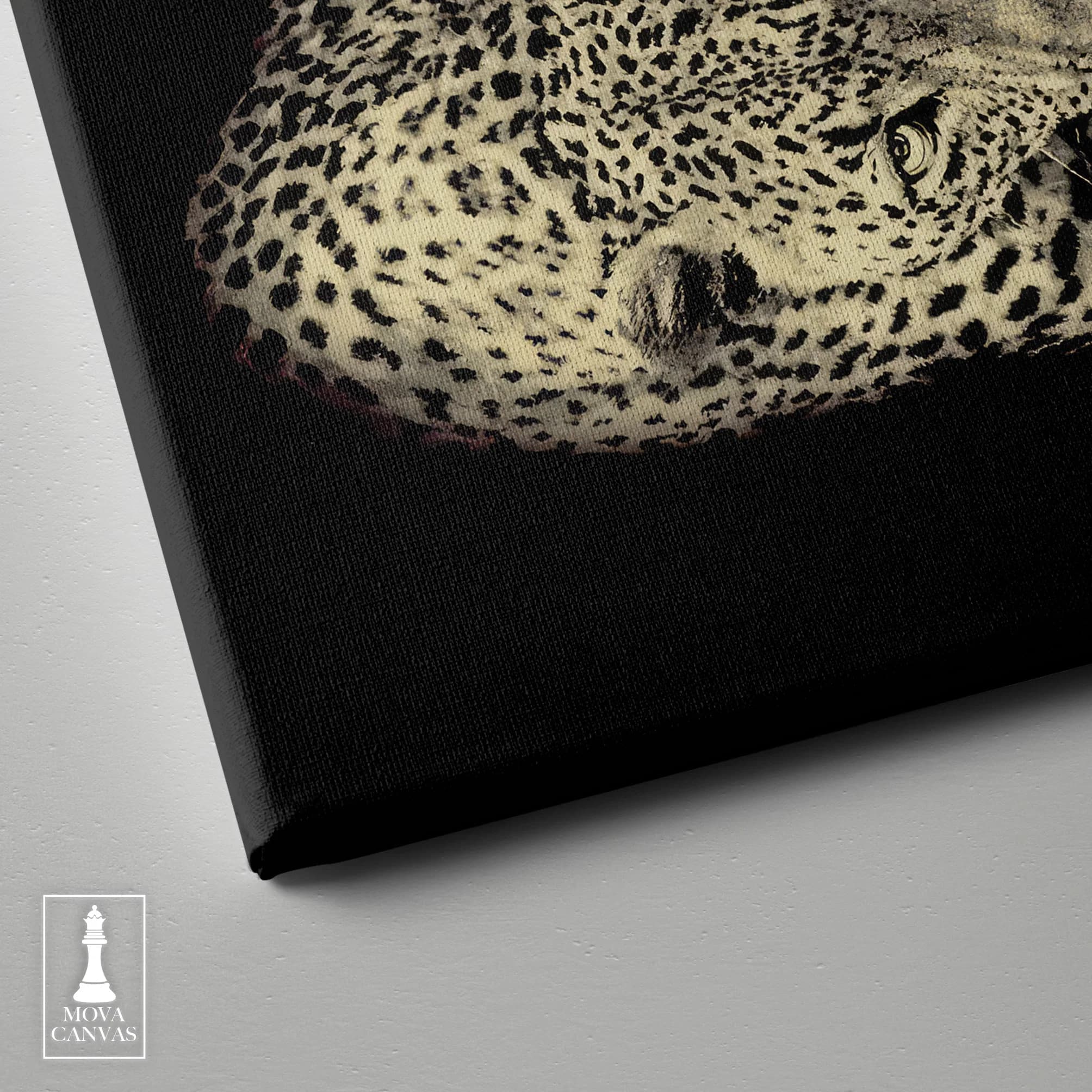Leopard Black Background artwork preview 3