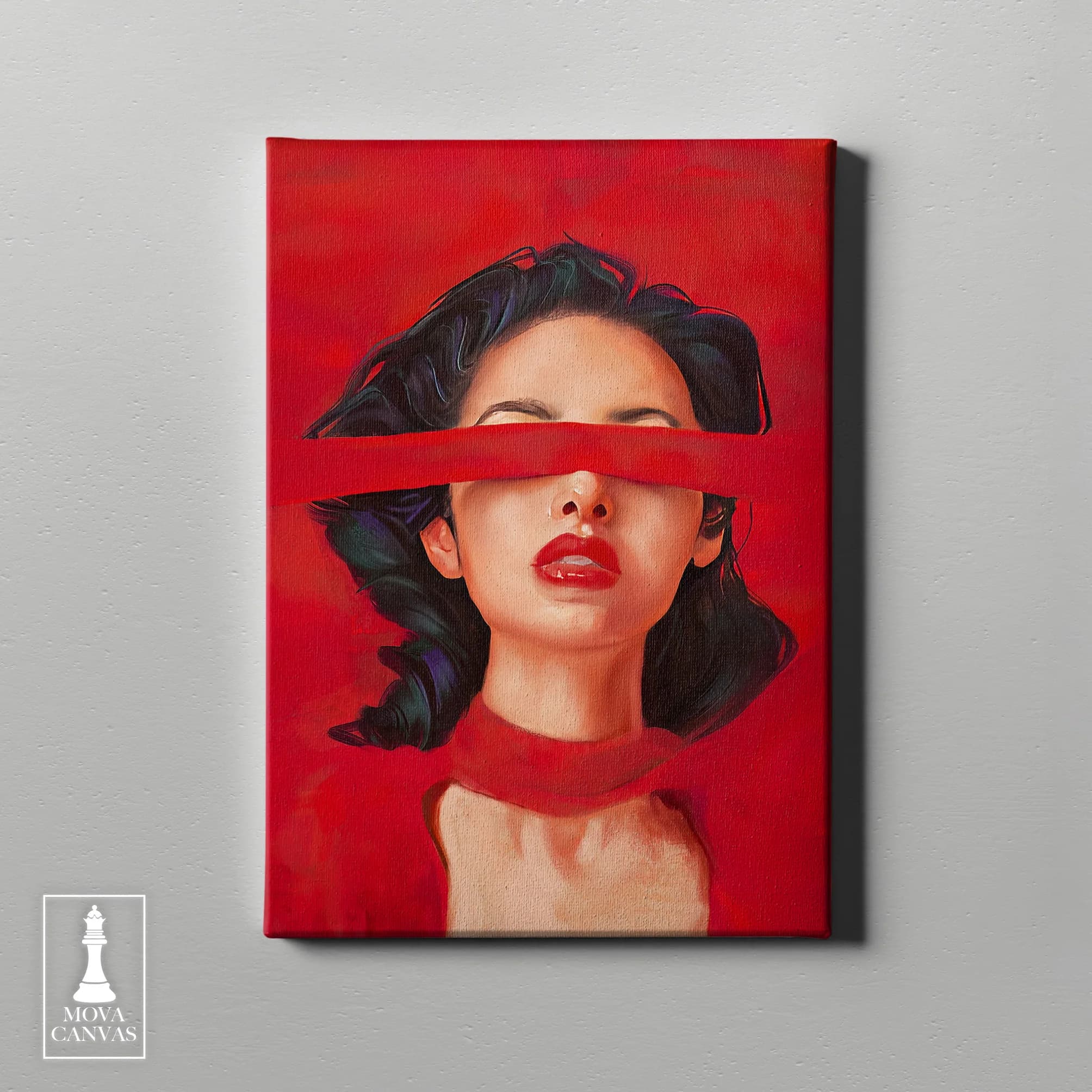 Woman Red Blind artwork preview 2
