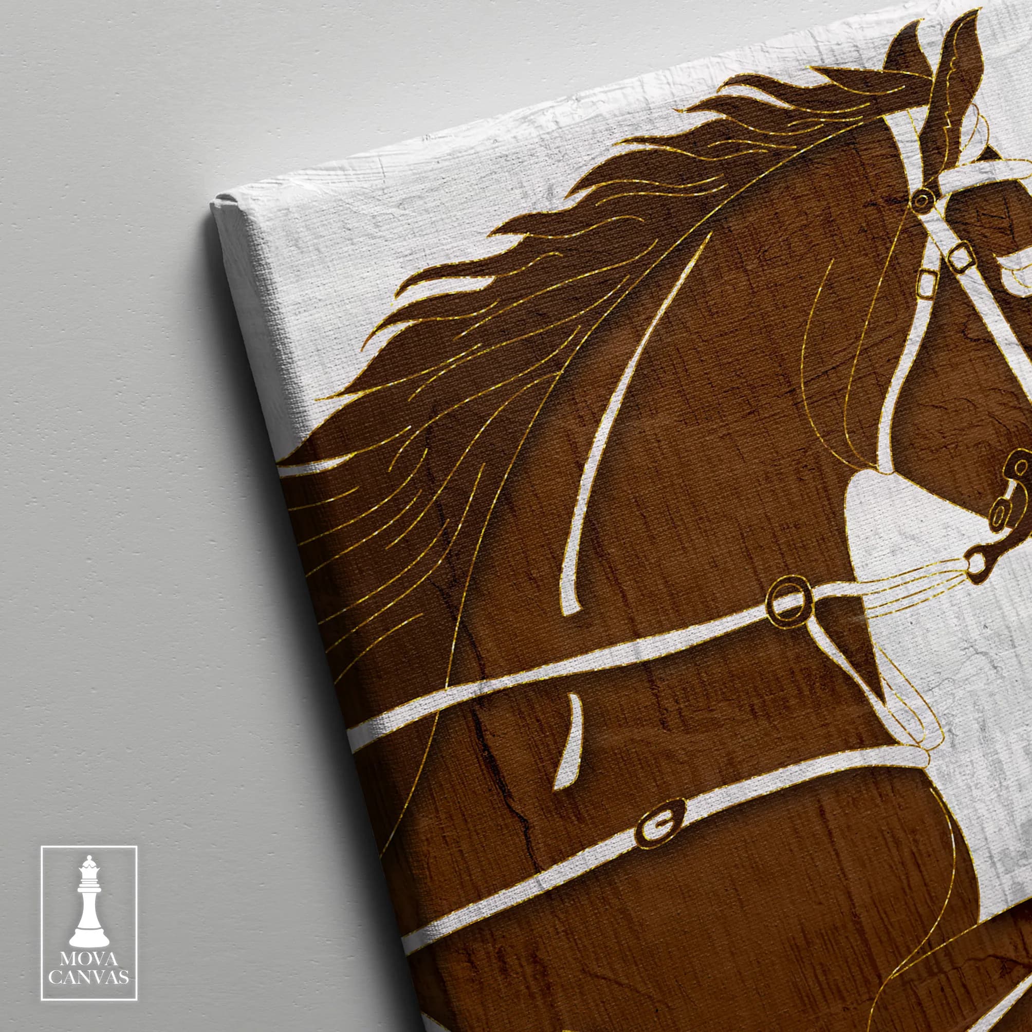 Brown Horse Running artwork preview 2