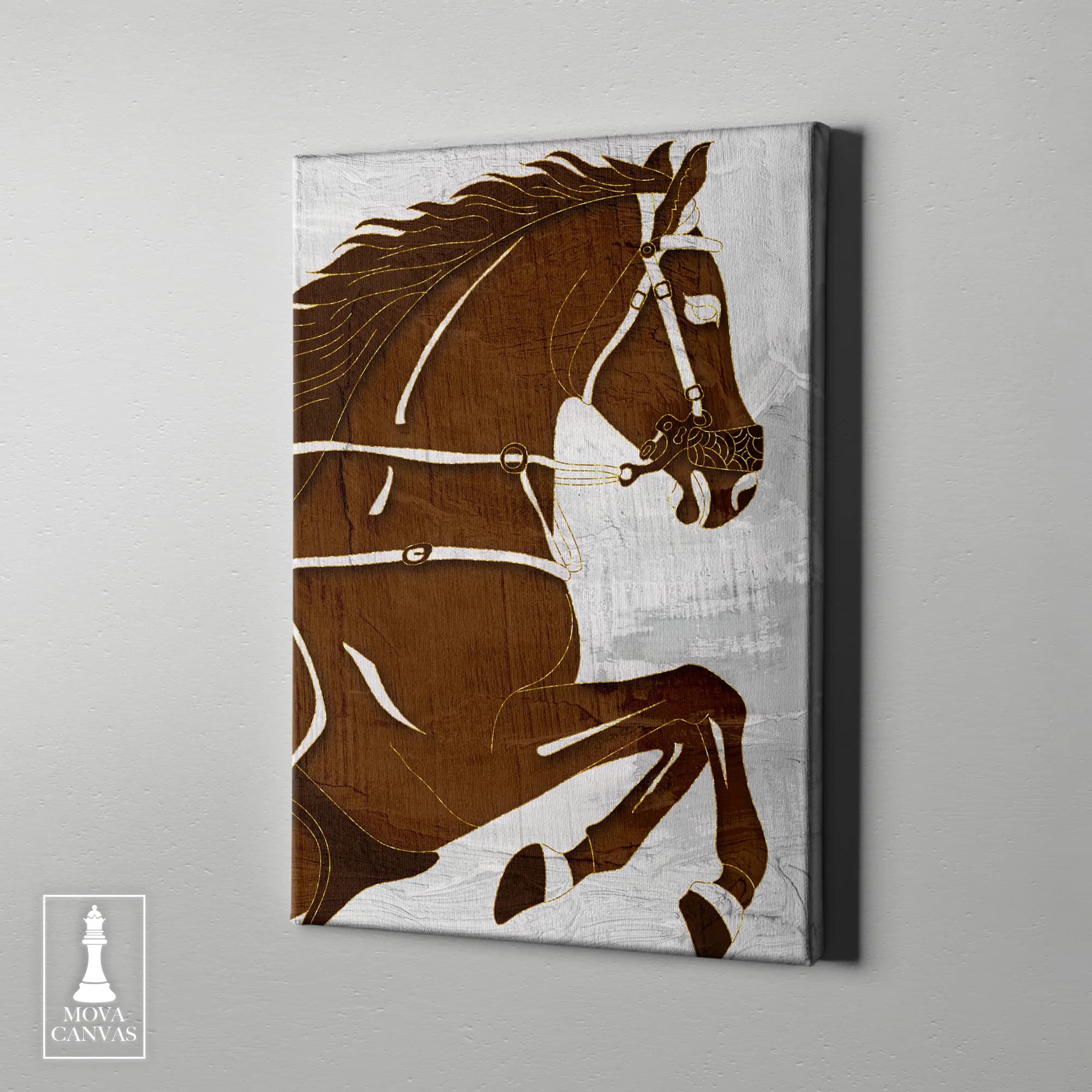 Brown Horse Running artwork preview 4