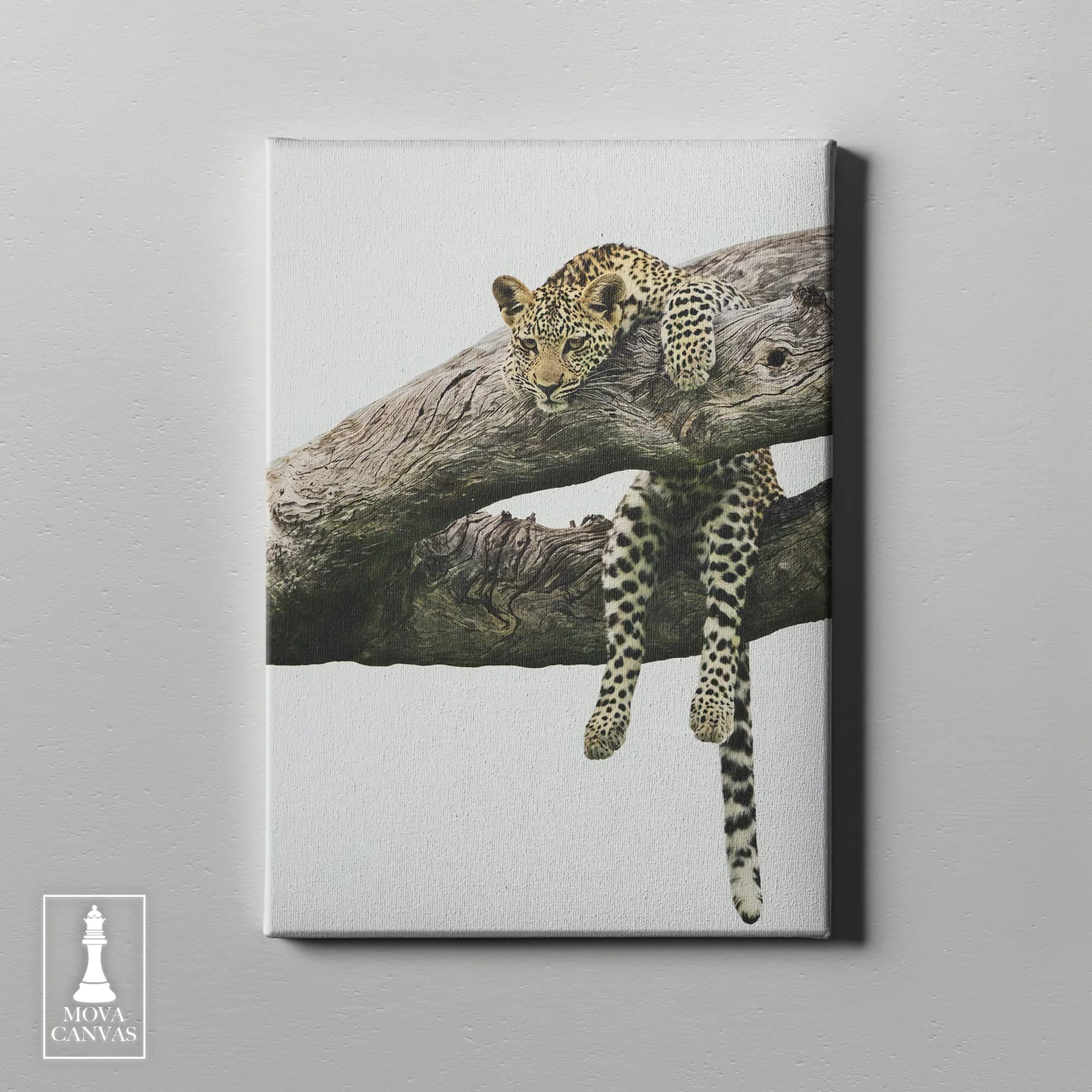 Leopard Sitting Tree artwork preview 2