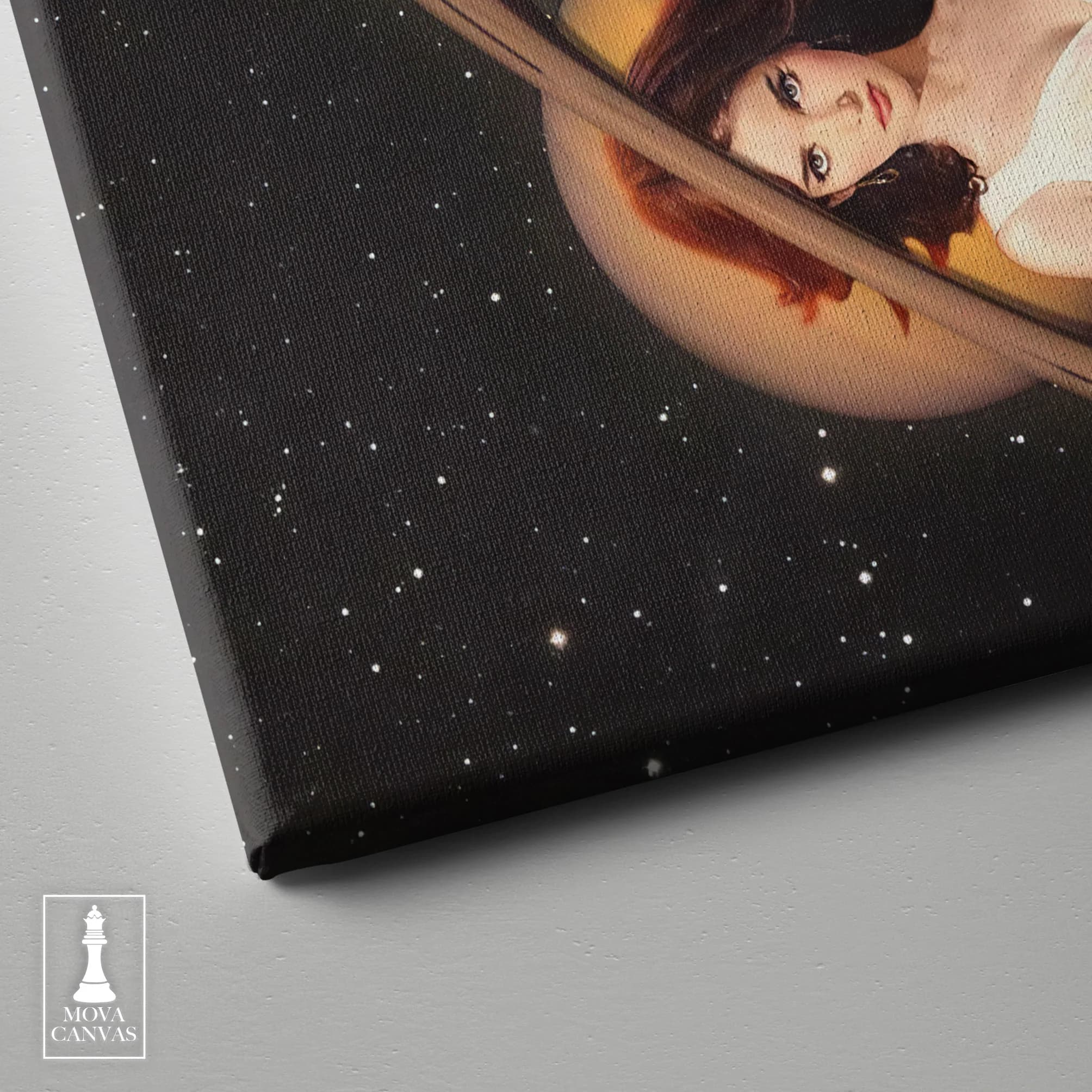 Woman Pink Dress artwork preview 3