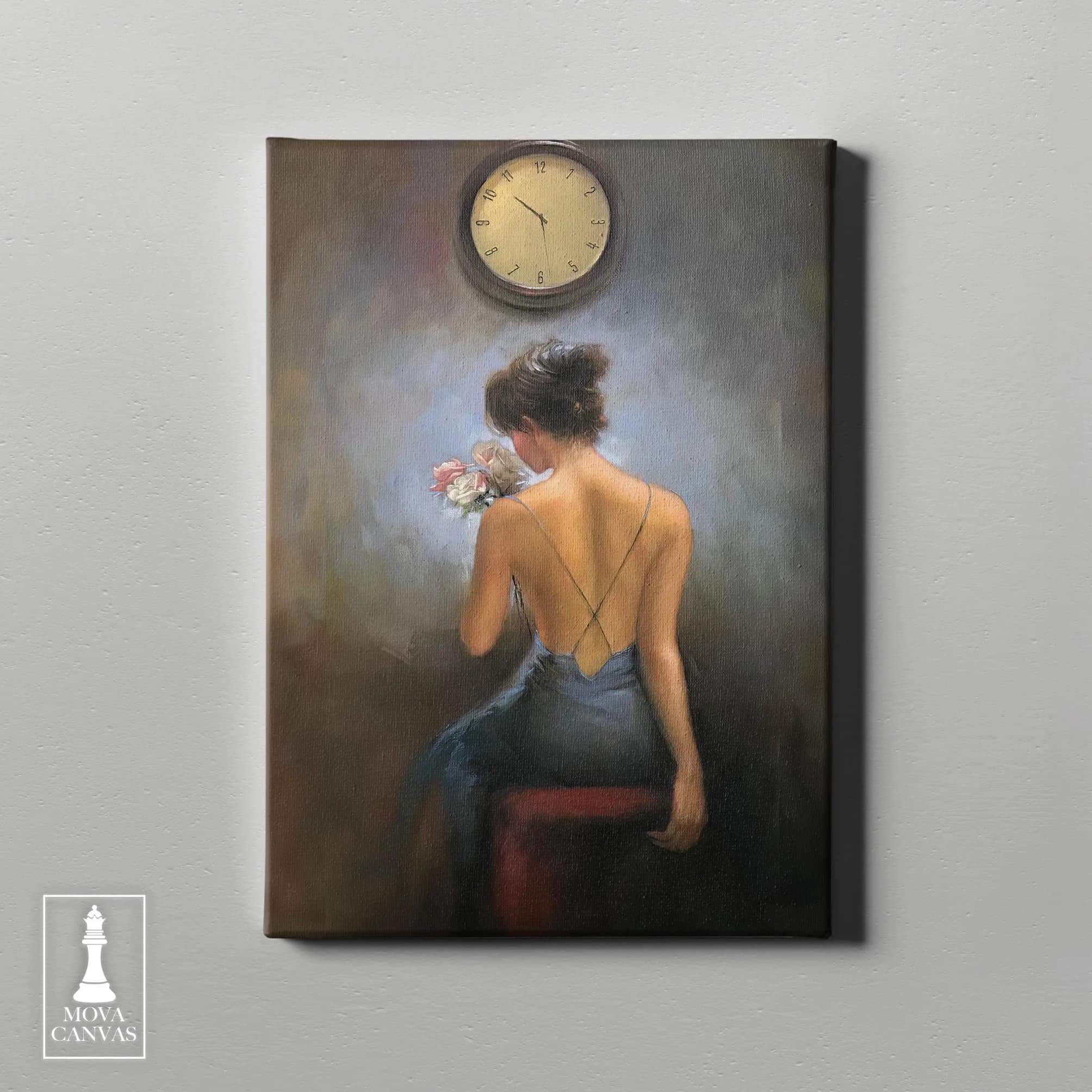 Woman Sitting Chair artwork preview 4