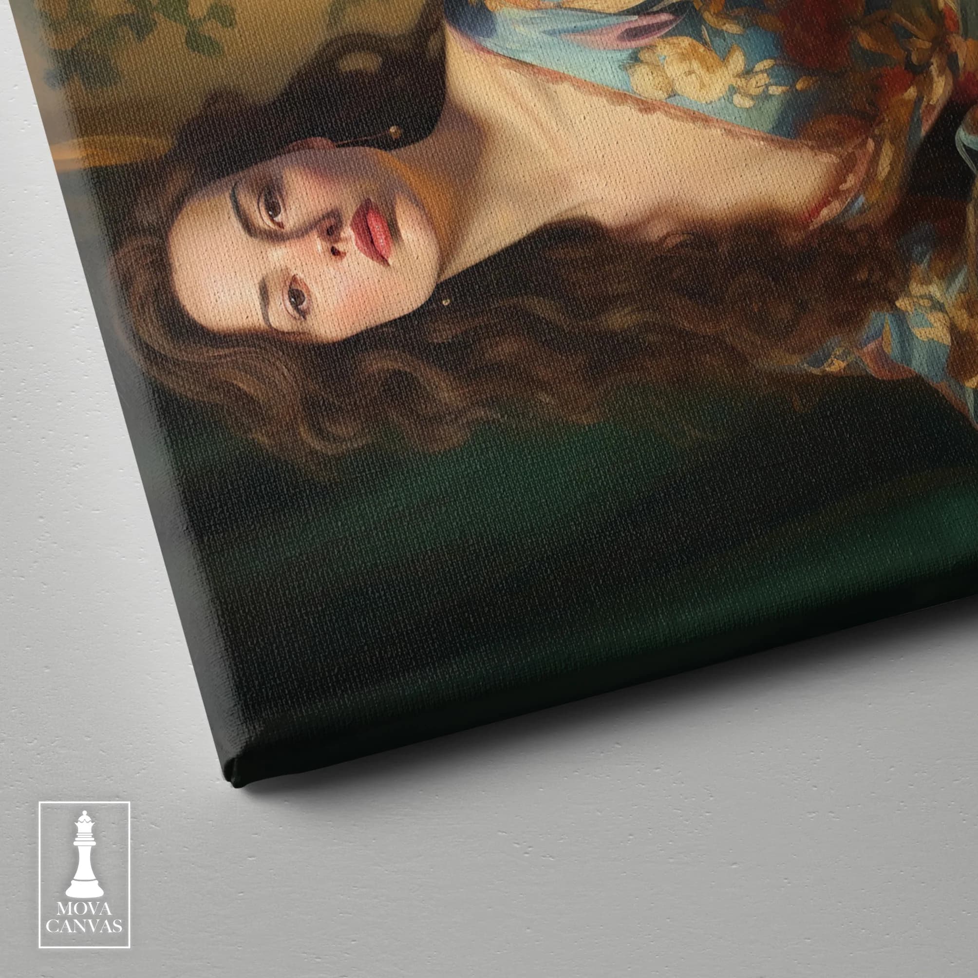 Woman Blue Dress 282 artwork preview 3