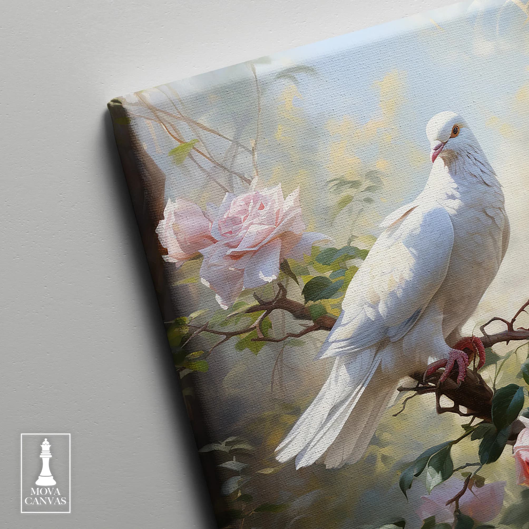 White Bird Perched artwork preview 4