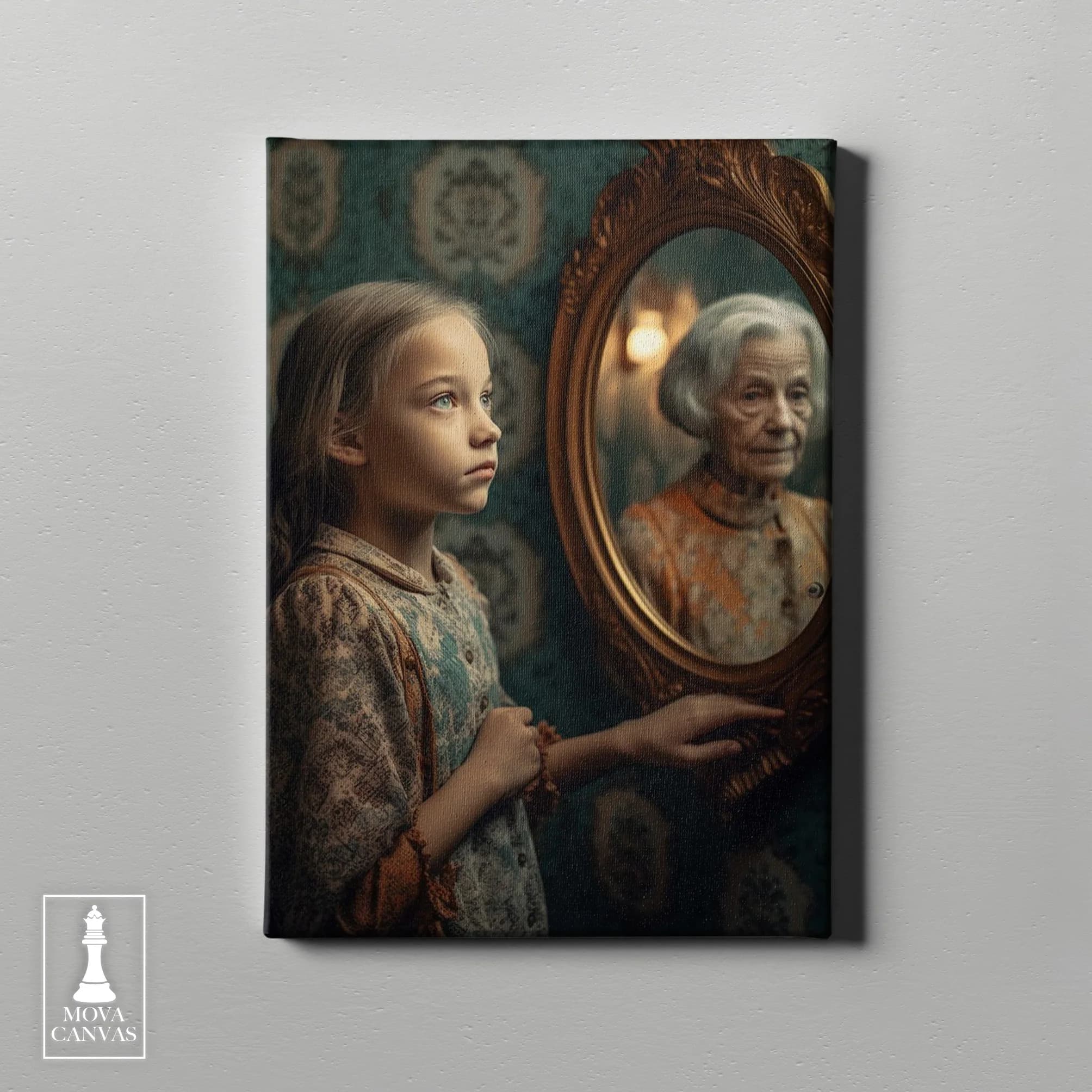 Girl Looking Herself artwork preview 2