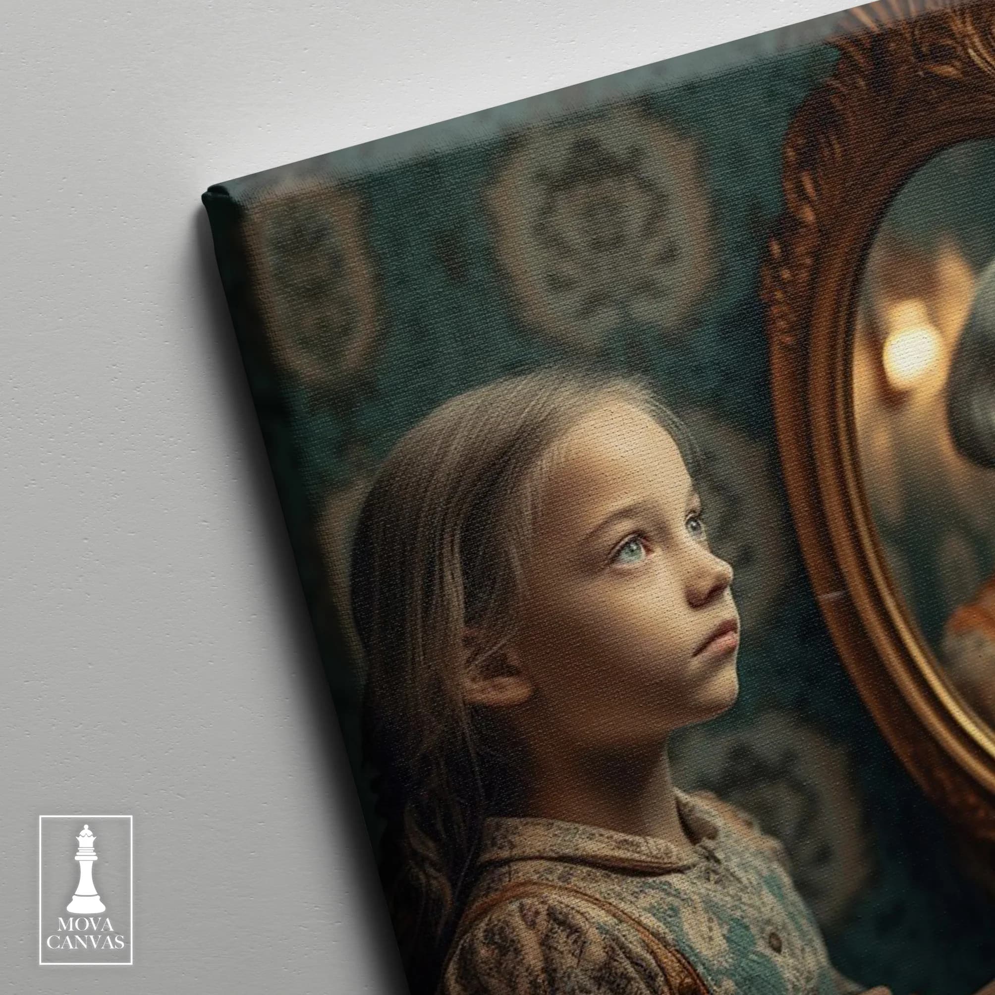 Girl Looking Herself artwork preview 4