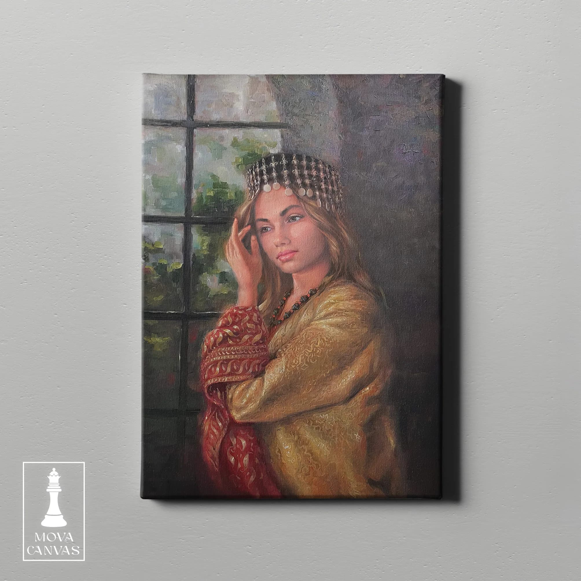 Woman Red Dress 311 artwork preview 4