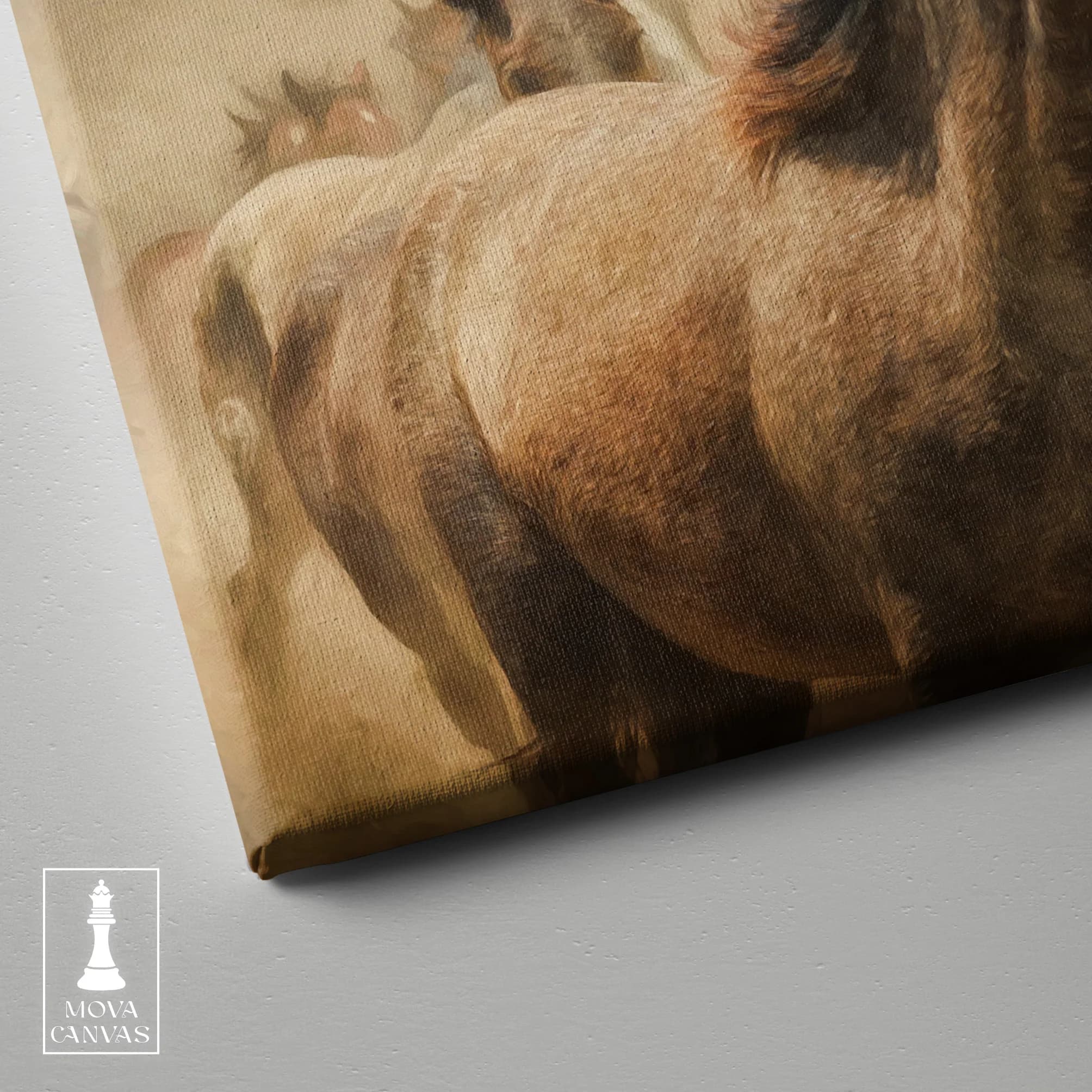 Group Horses Running artwork preview 3