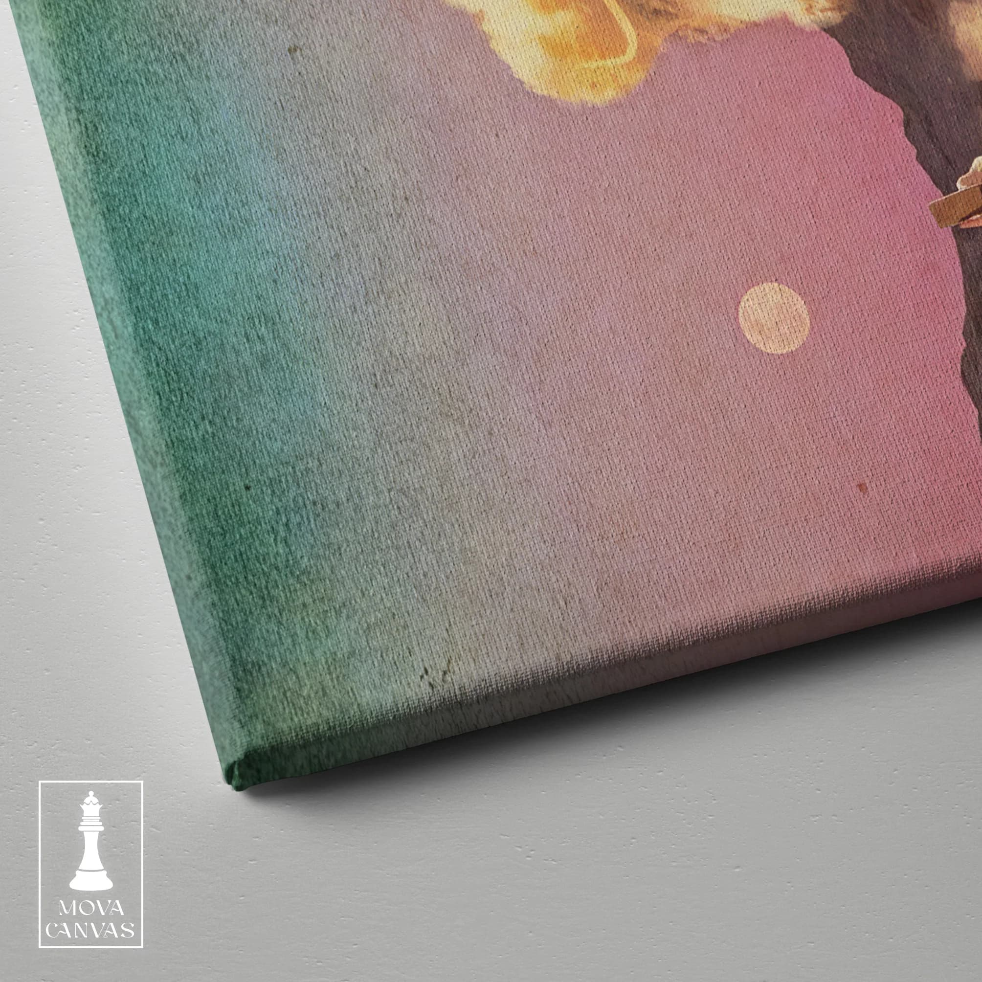 Woman Sitting Beach artwork preview 3