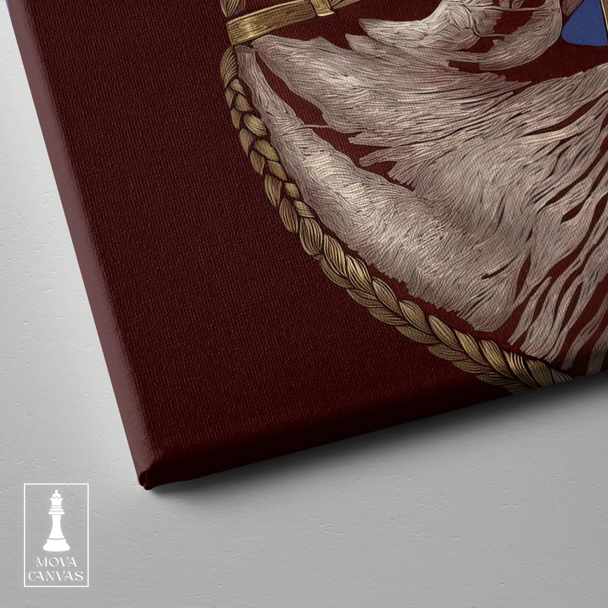 Horse Blue Background artwork preview 3