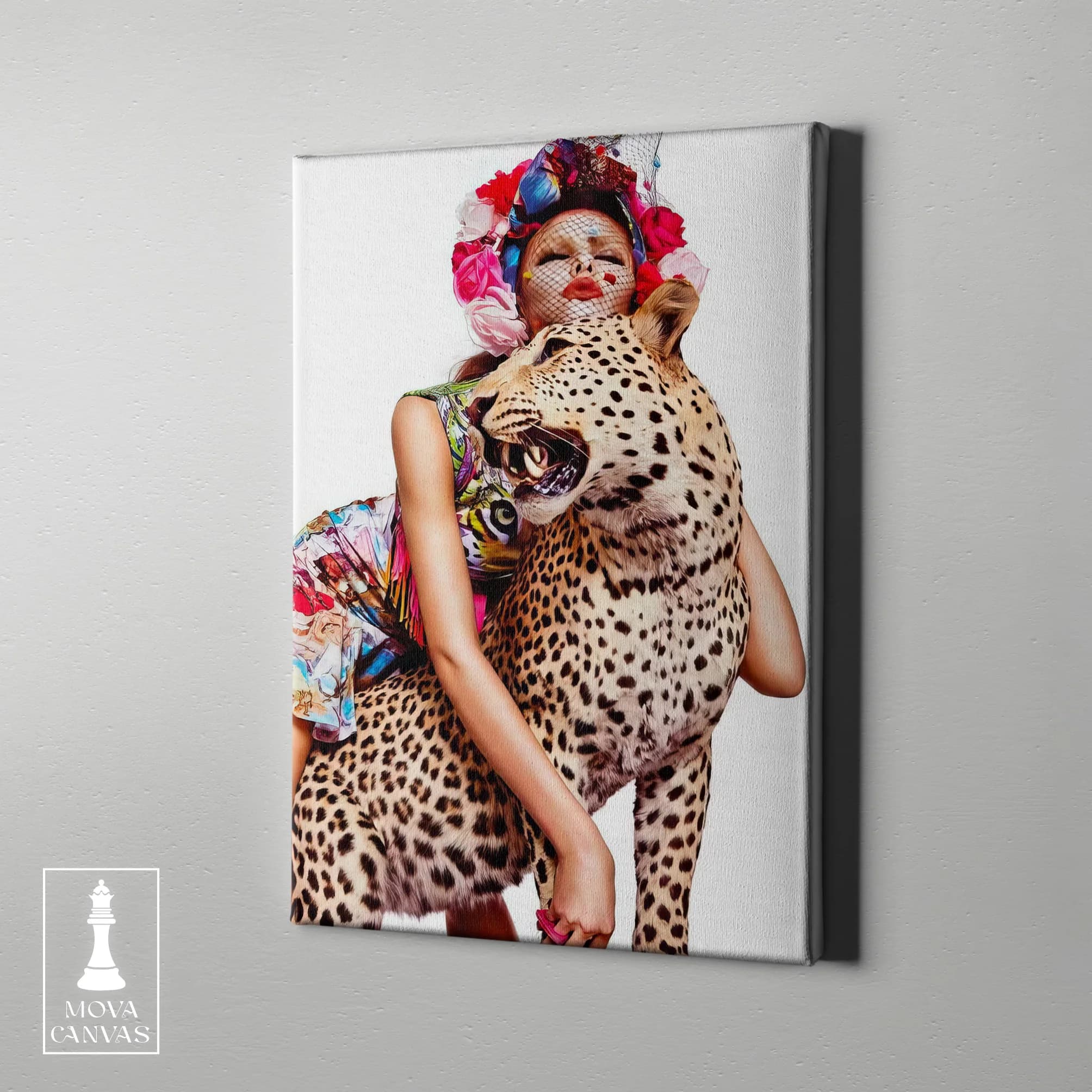 Woman Leopard Her 380 artwork preview 4