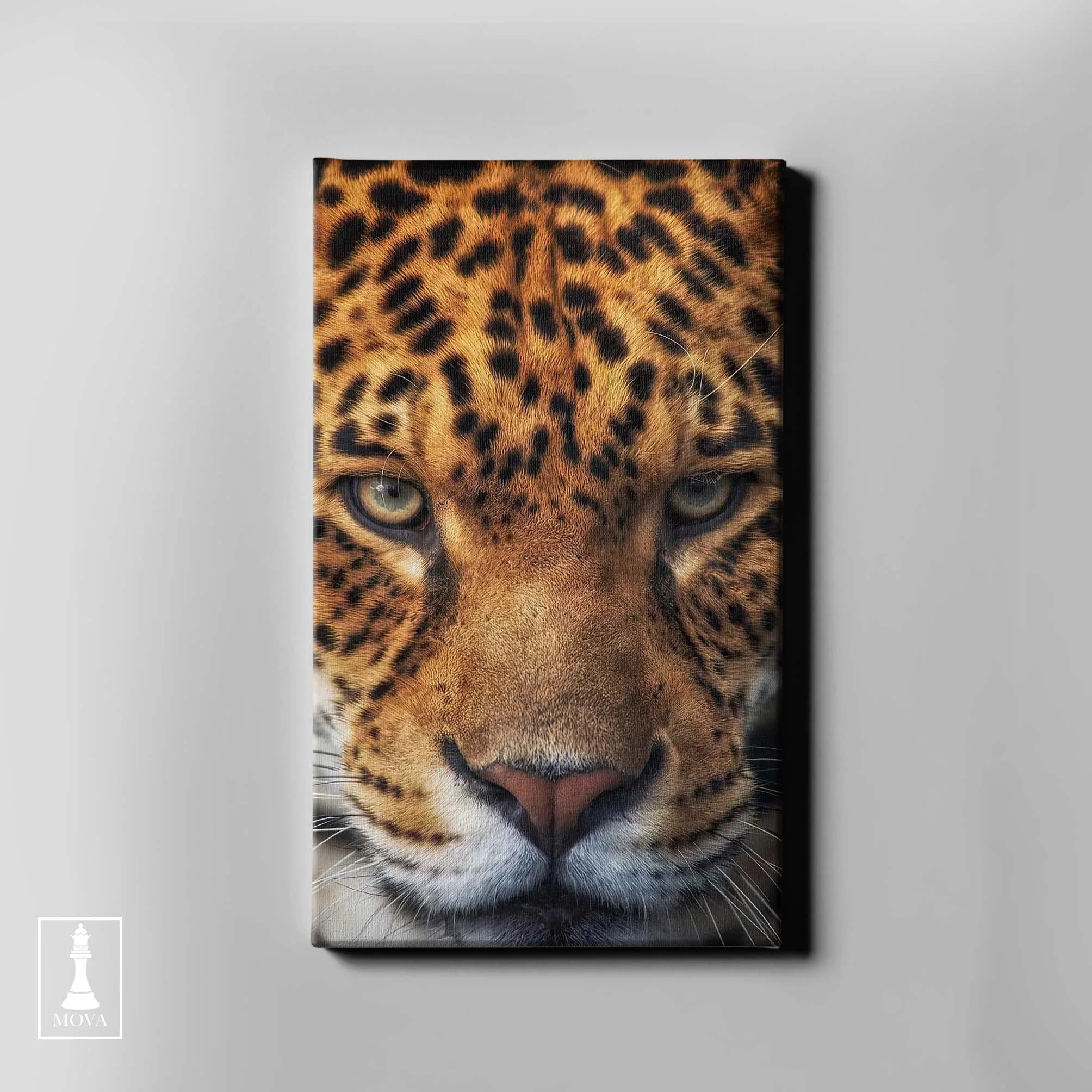 Leopard Face Black artwork preview 2