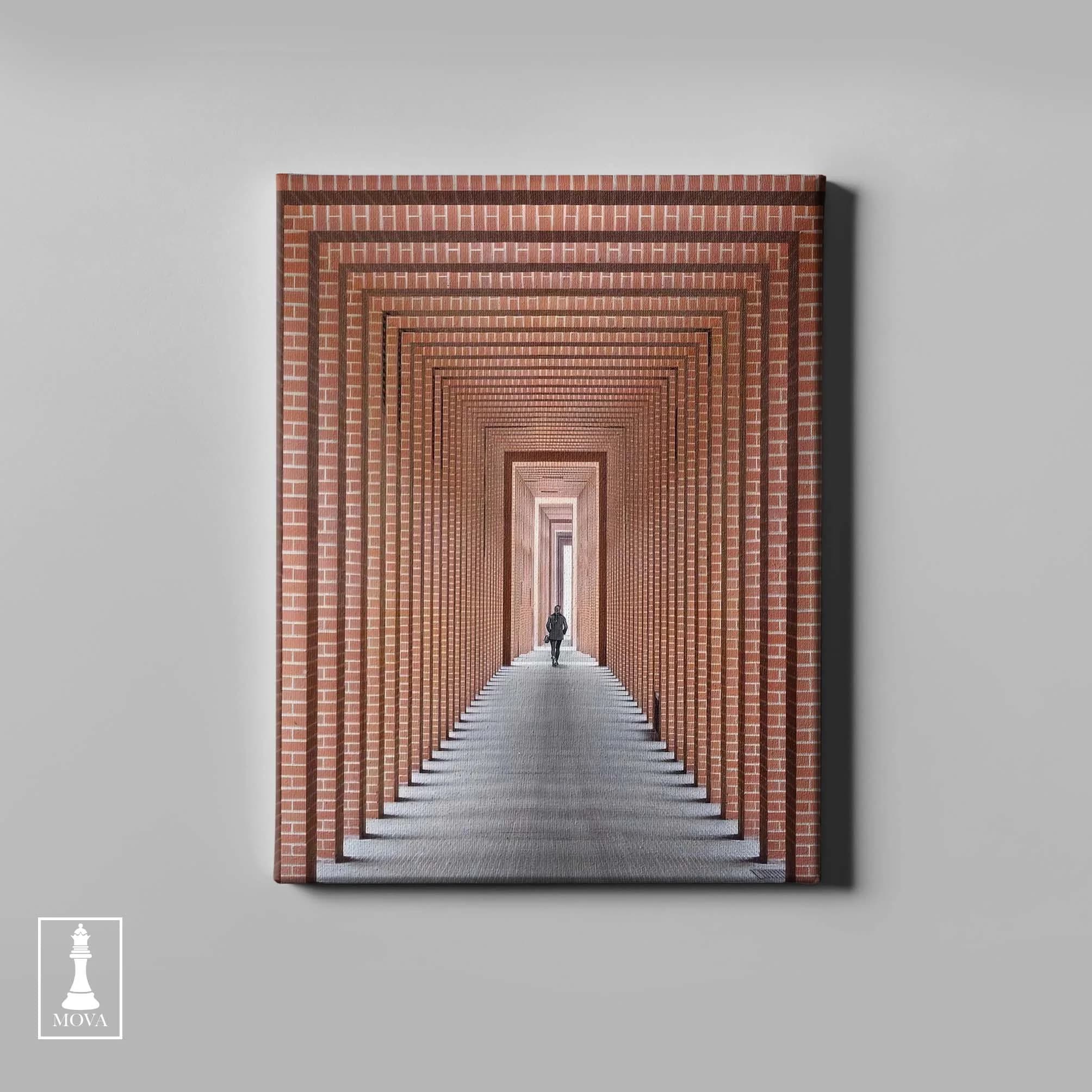 Wooden Long Corridor artwork preview 2