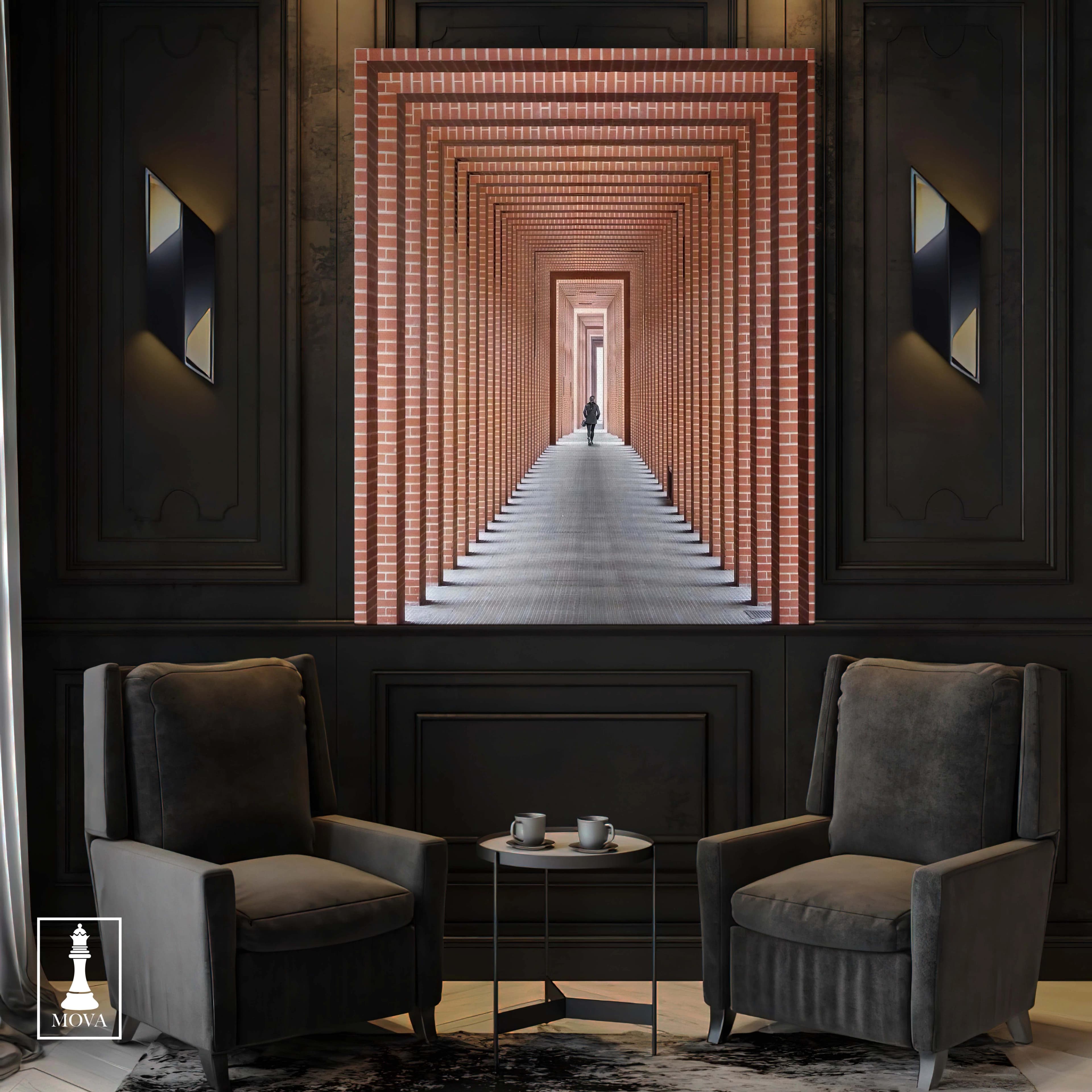 Wooden Long Corridor artwork preview 4