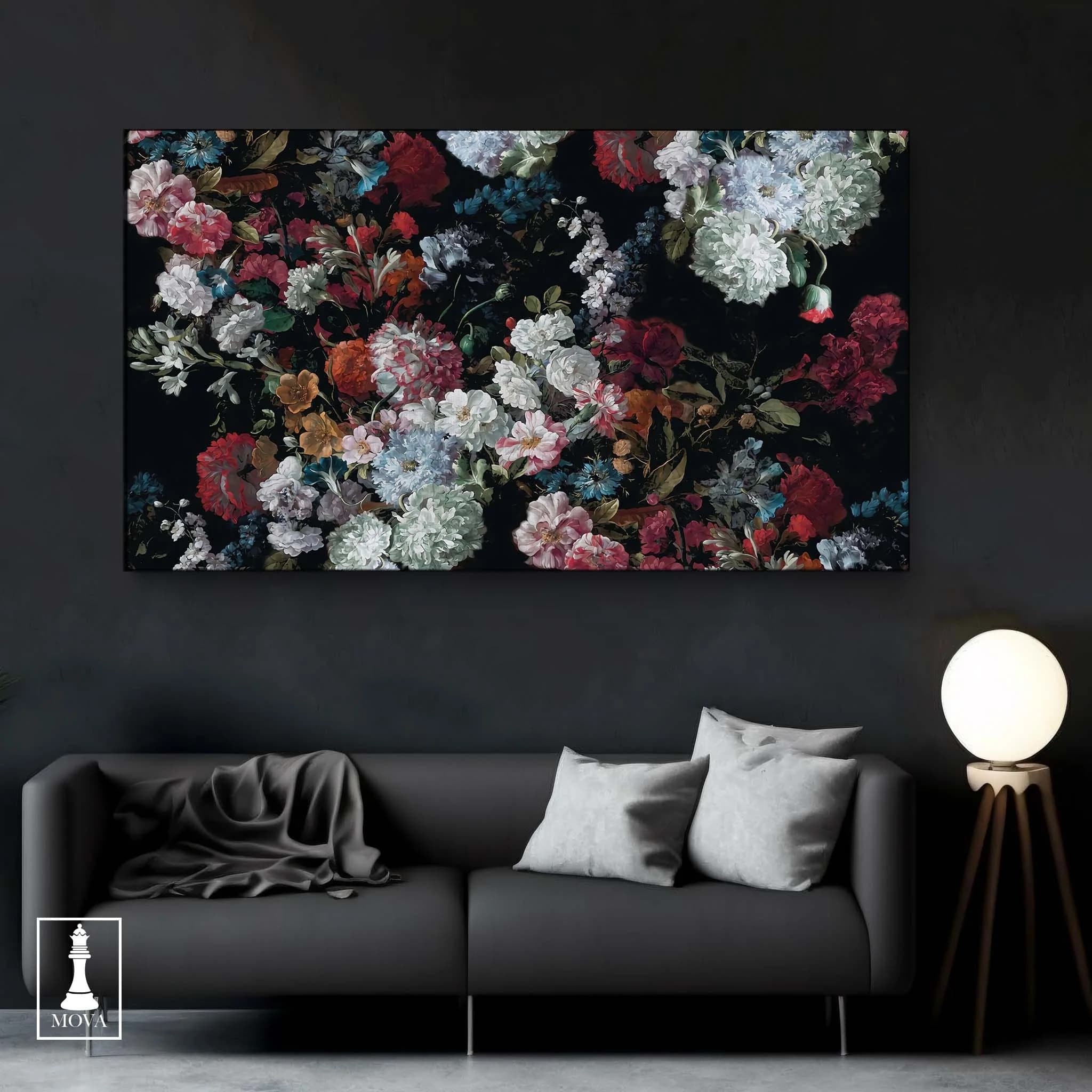 Black Floral Piece artwork preview 3