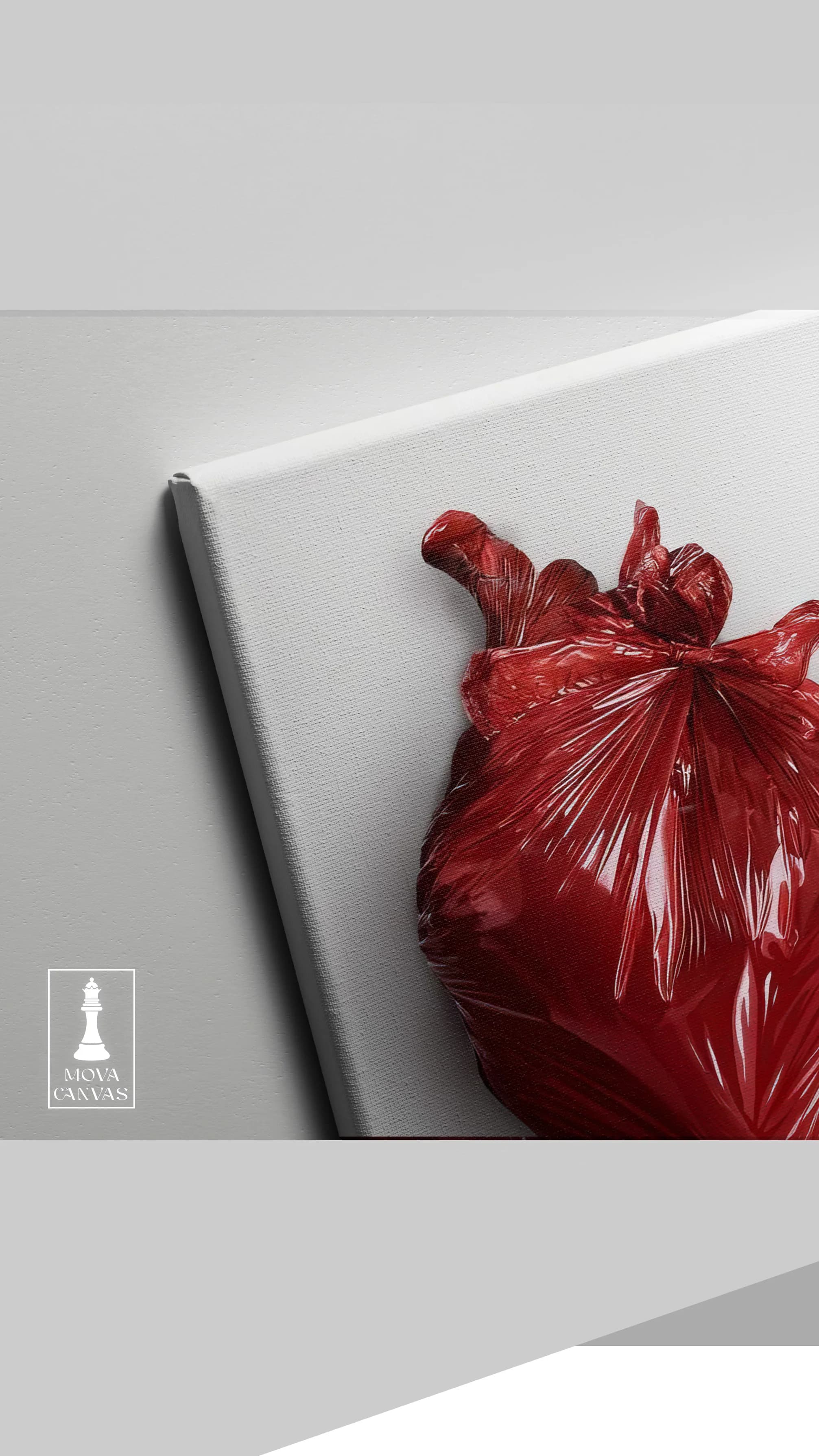 Red Heart Hanging artwork preview 2