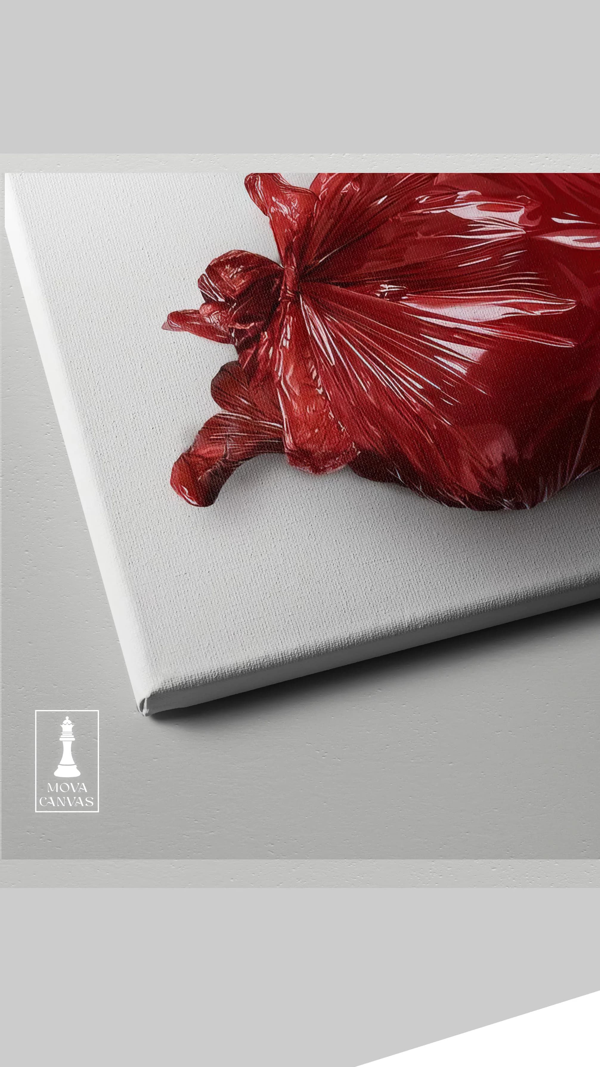 Red Heart Hanging artwork preview 3