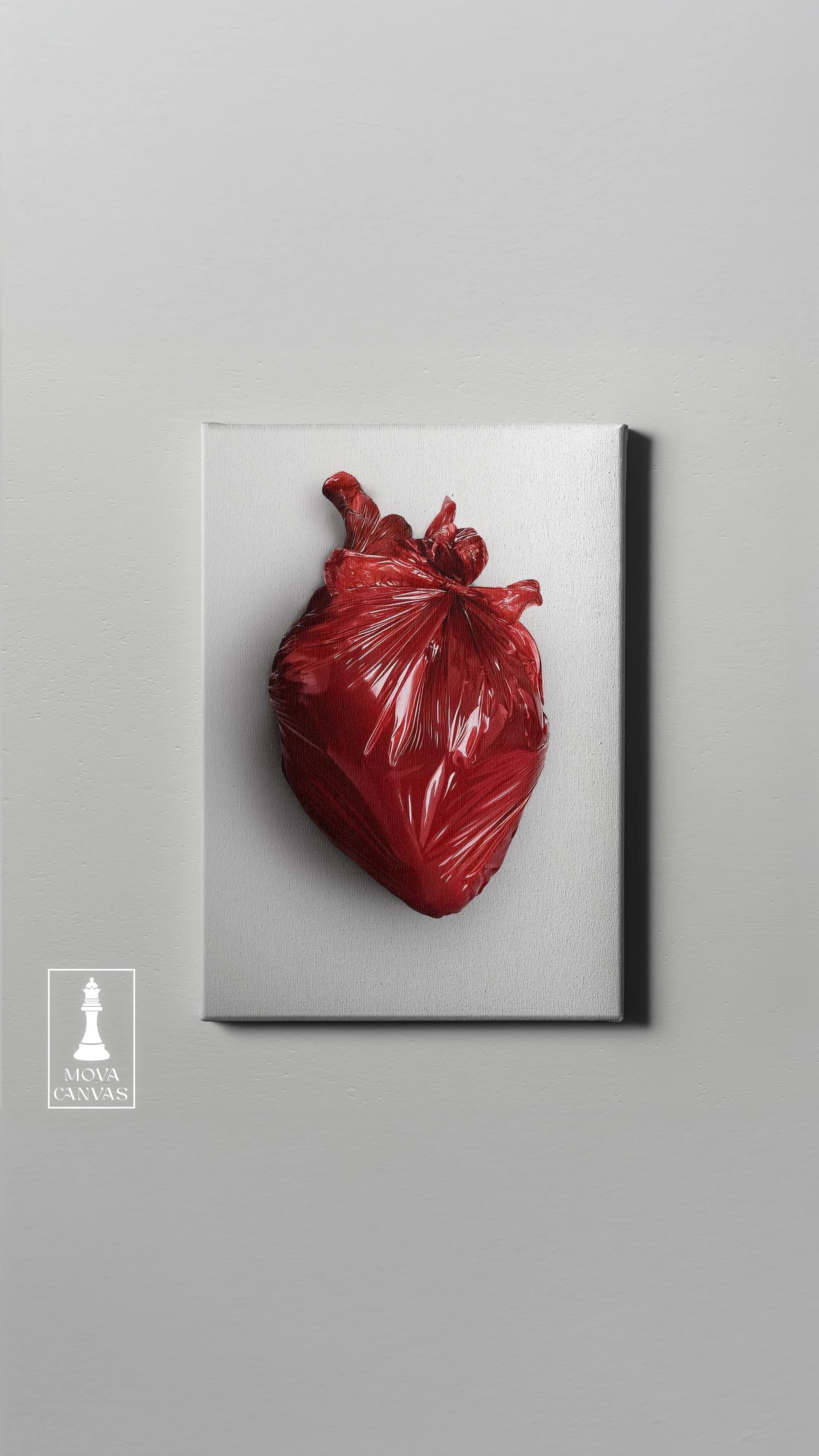 Red Heart Hanging artwork preview 4
